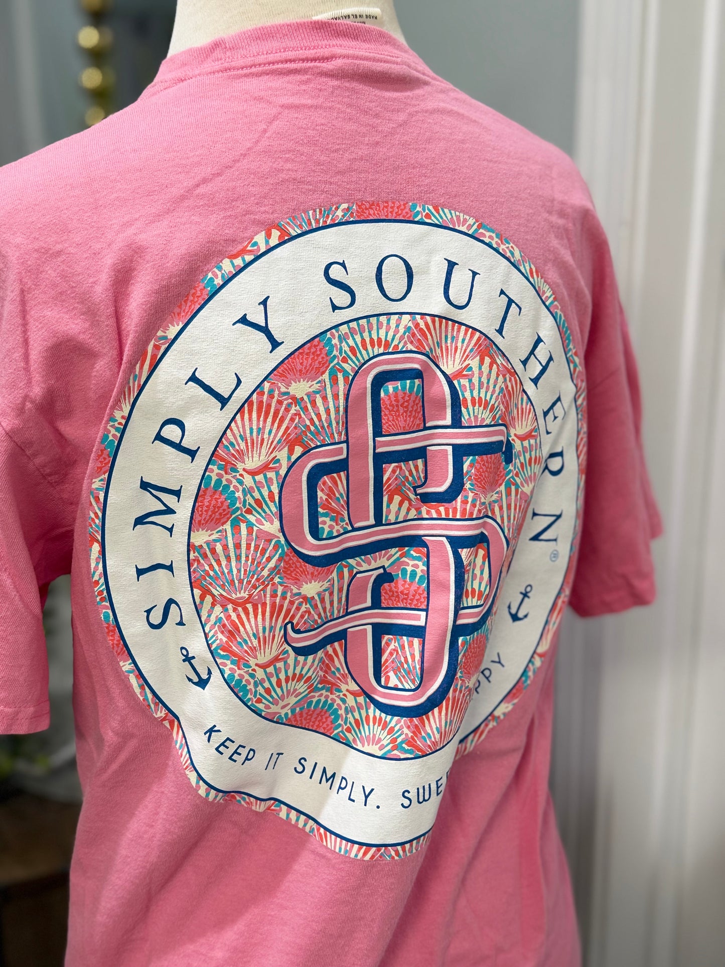 Womens Simply Southern Tee Size Medium