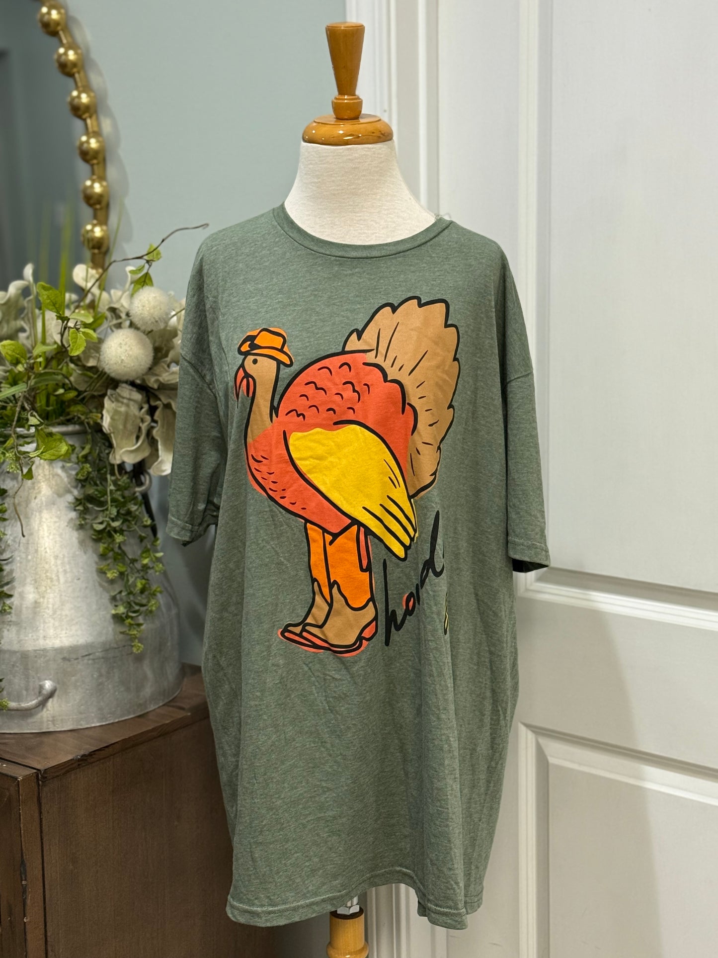 Womens Oliver & Oatis Turkey Tee Size XXL