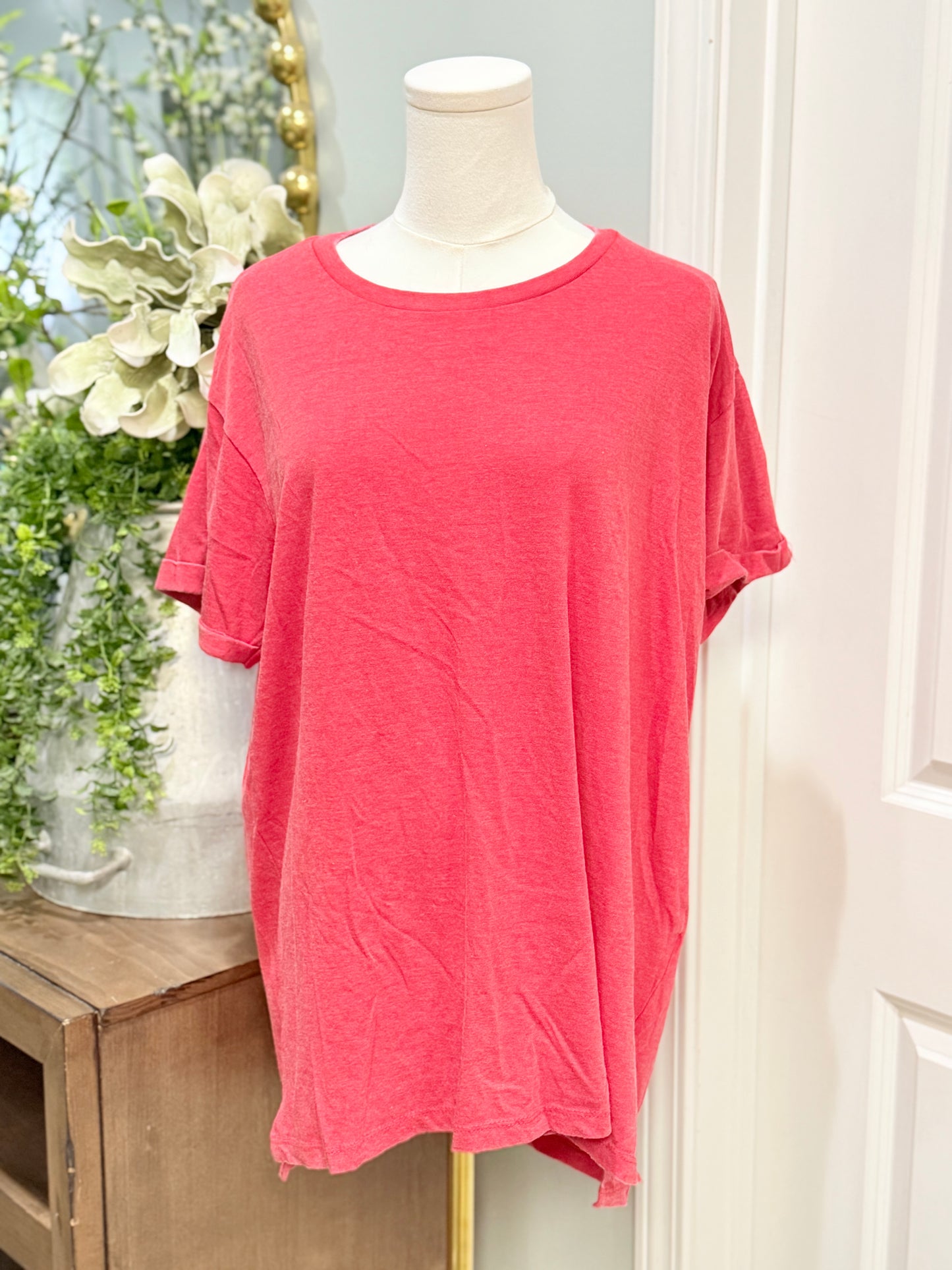Womens Royce Red Tshirt XL NWT
