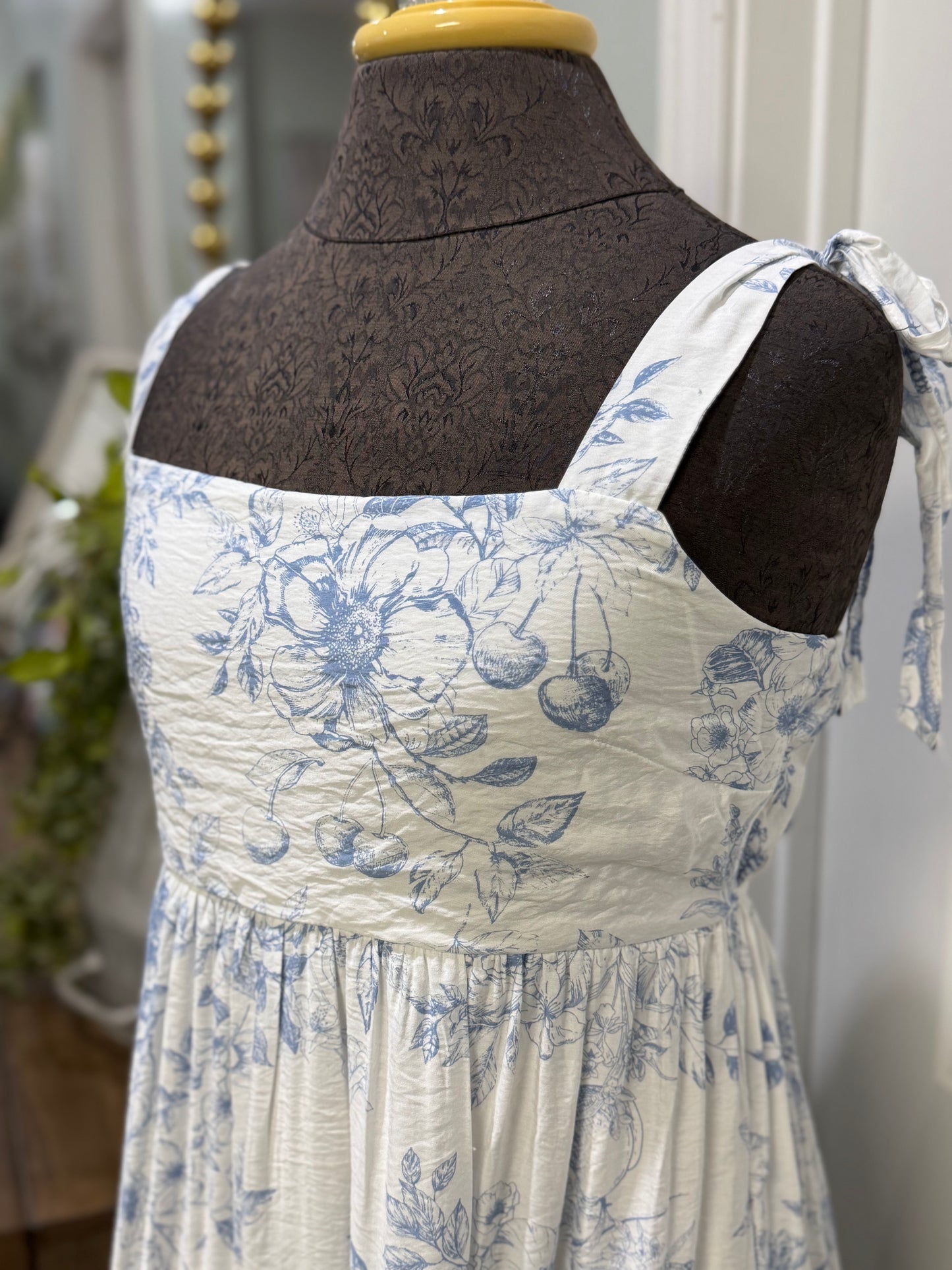 Womens By The River Smocked Dress Large NWT