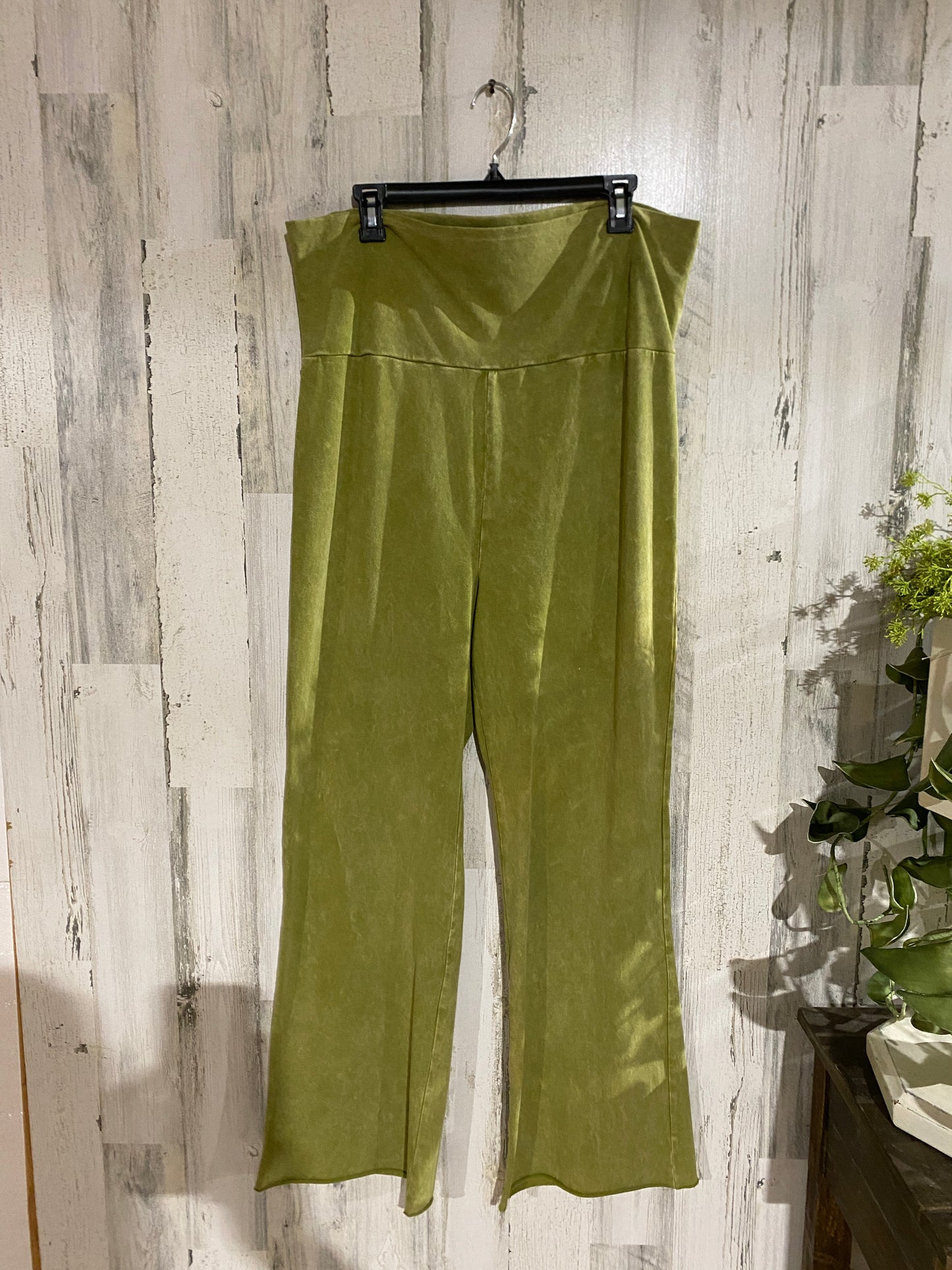 Womens Acid Wash High Waisted Flares Sz 3x