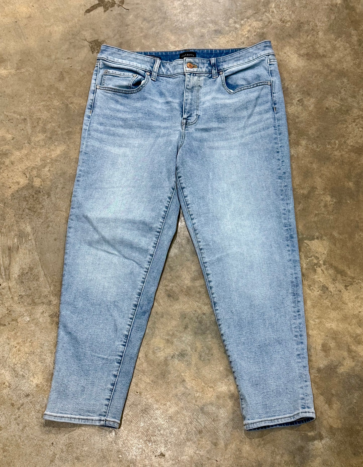 Womens Talbots Relaxed Jeans 12P EUC