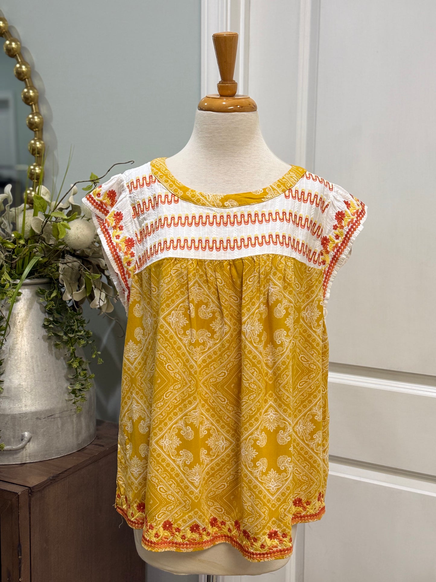 Womens Savannah Jane Blouse Size 1X