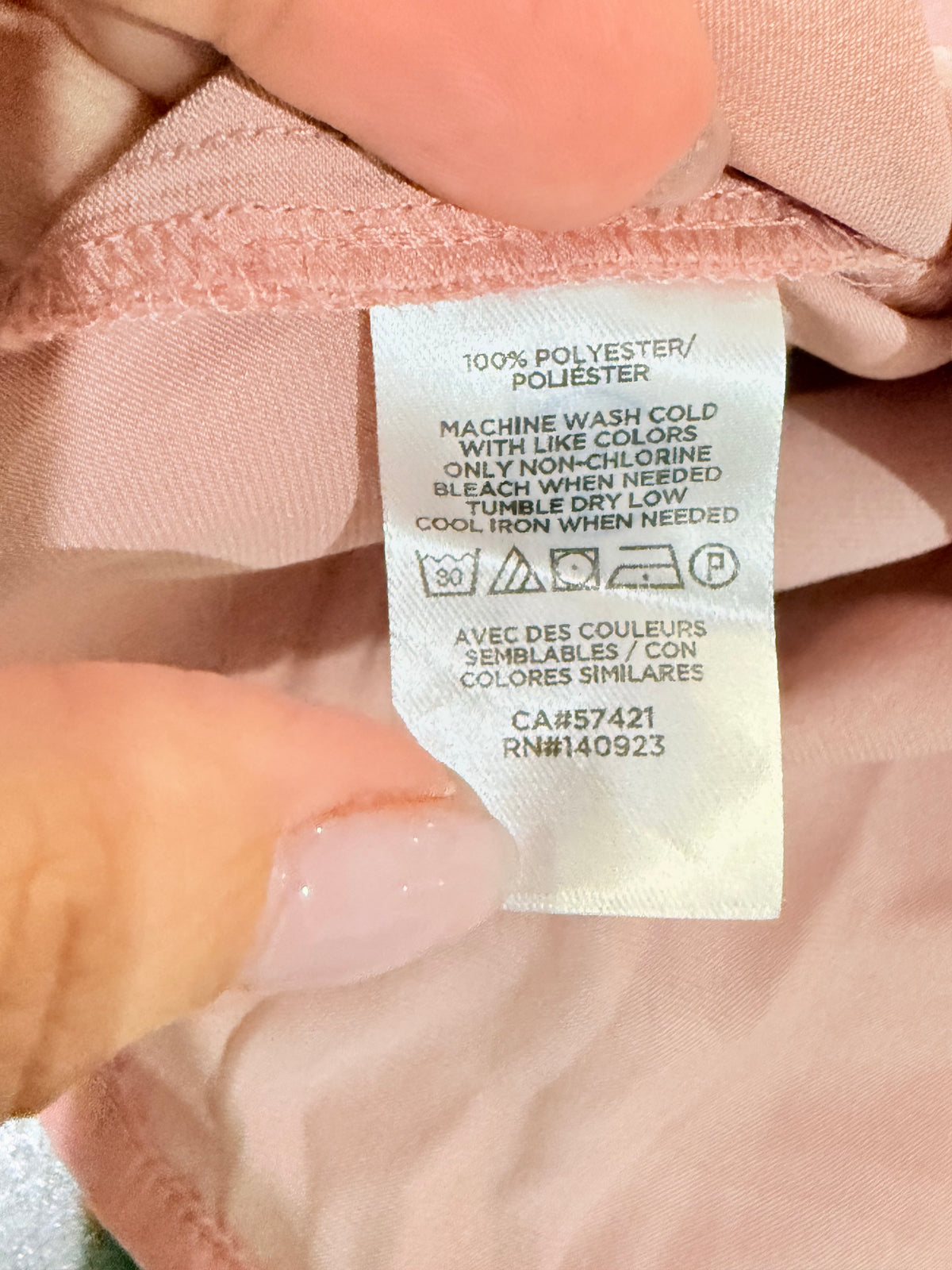 Womens Loft Pink Satin Blouse Small EUC