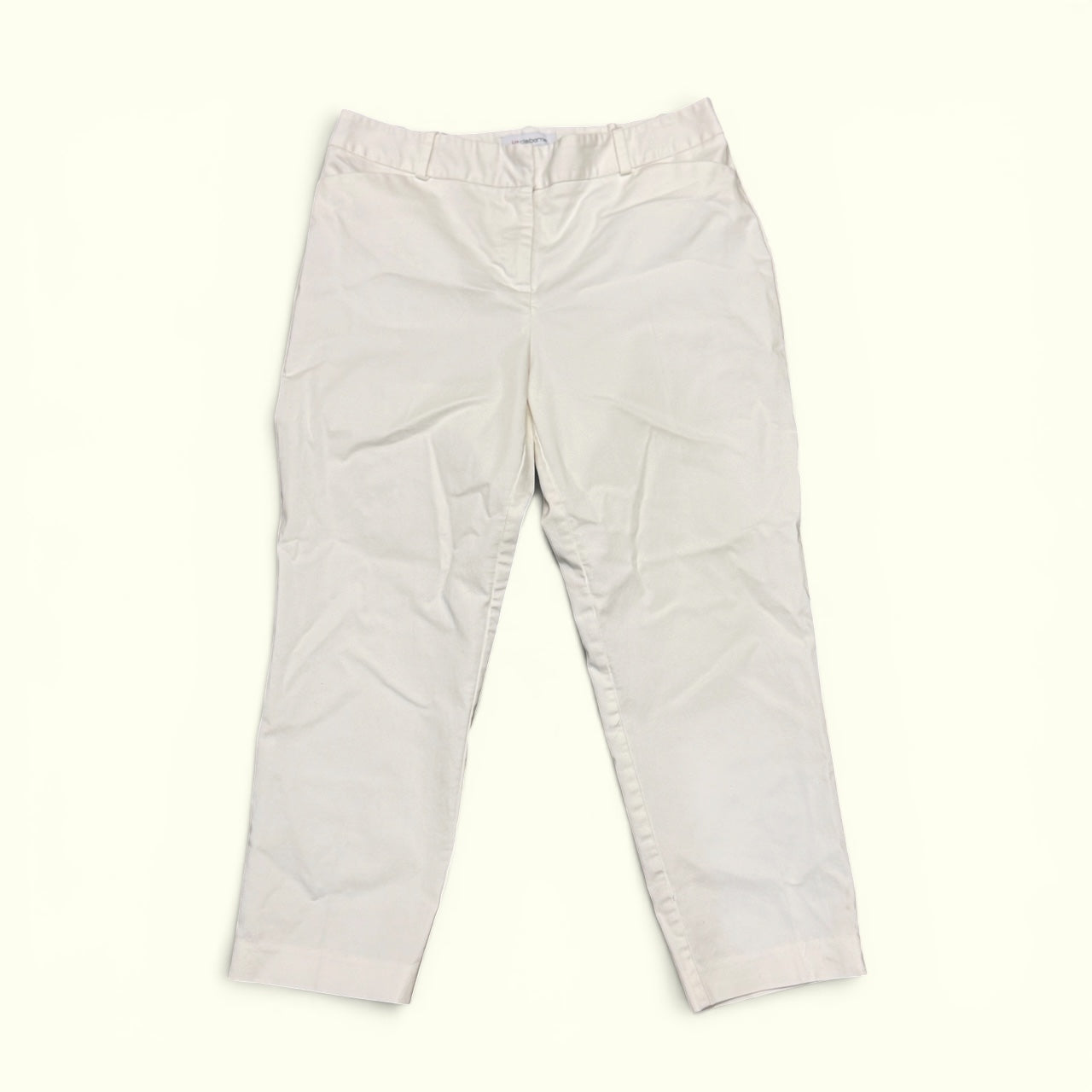 Womens Liz Claiborne White Pants 8 EUC