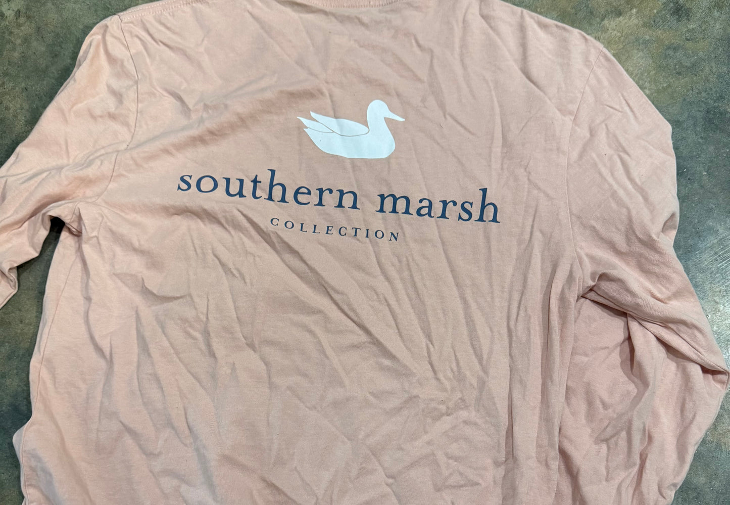 Mens Southern Marsh Long Sleeve Tshirt Size Medium