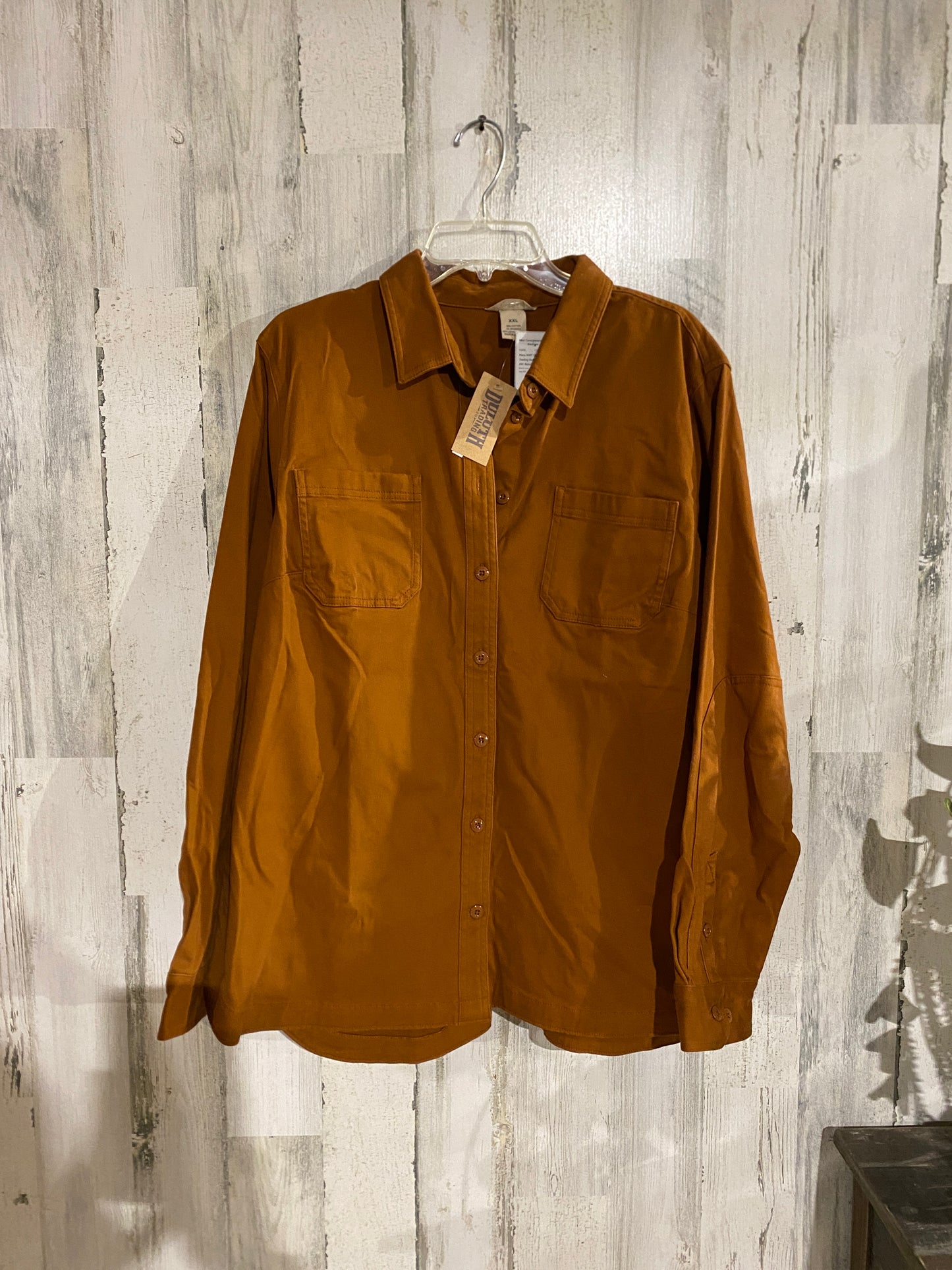 Mens NWT Duluth Trading Button Up Sz XXL Retails $74