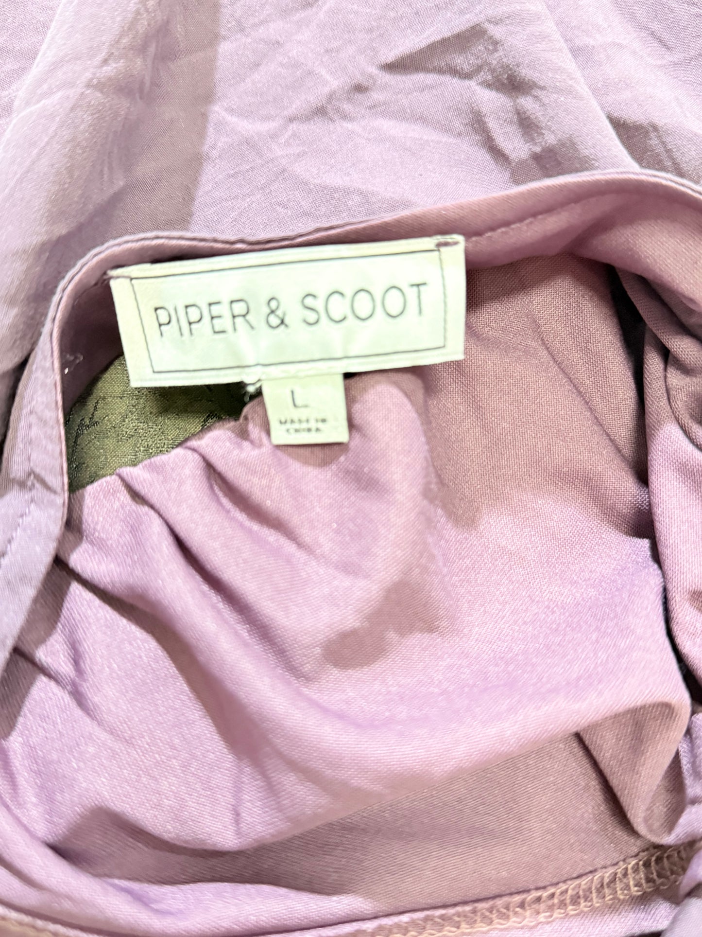 Womens Piper & Scoot Plum Dress Large EUC