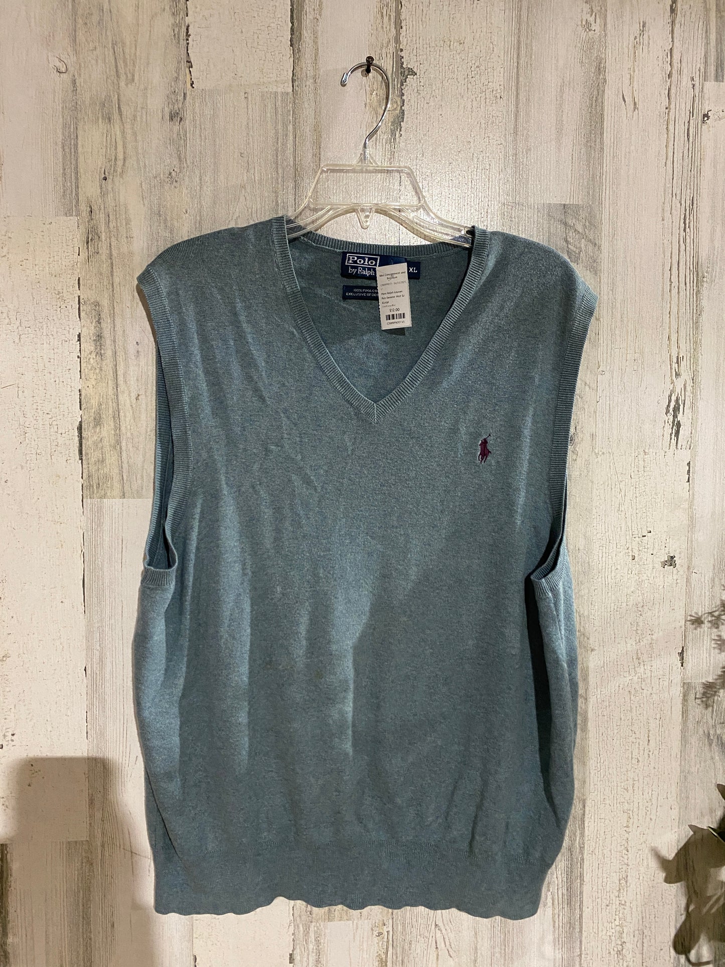Mens Ralph Lauren Polo Sweater Vest Sz XLarge