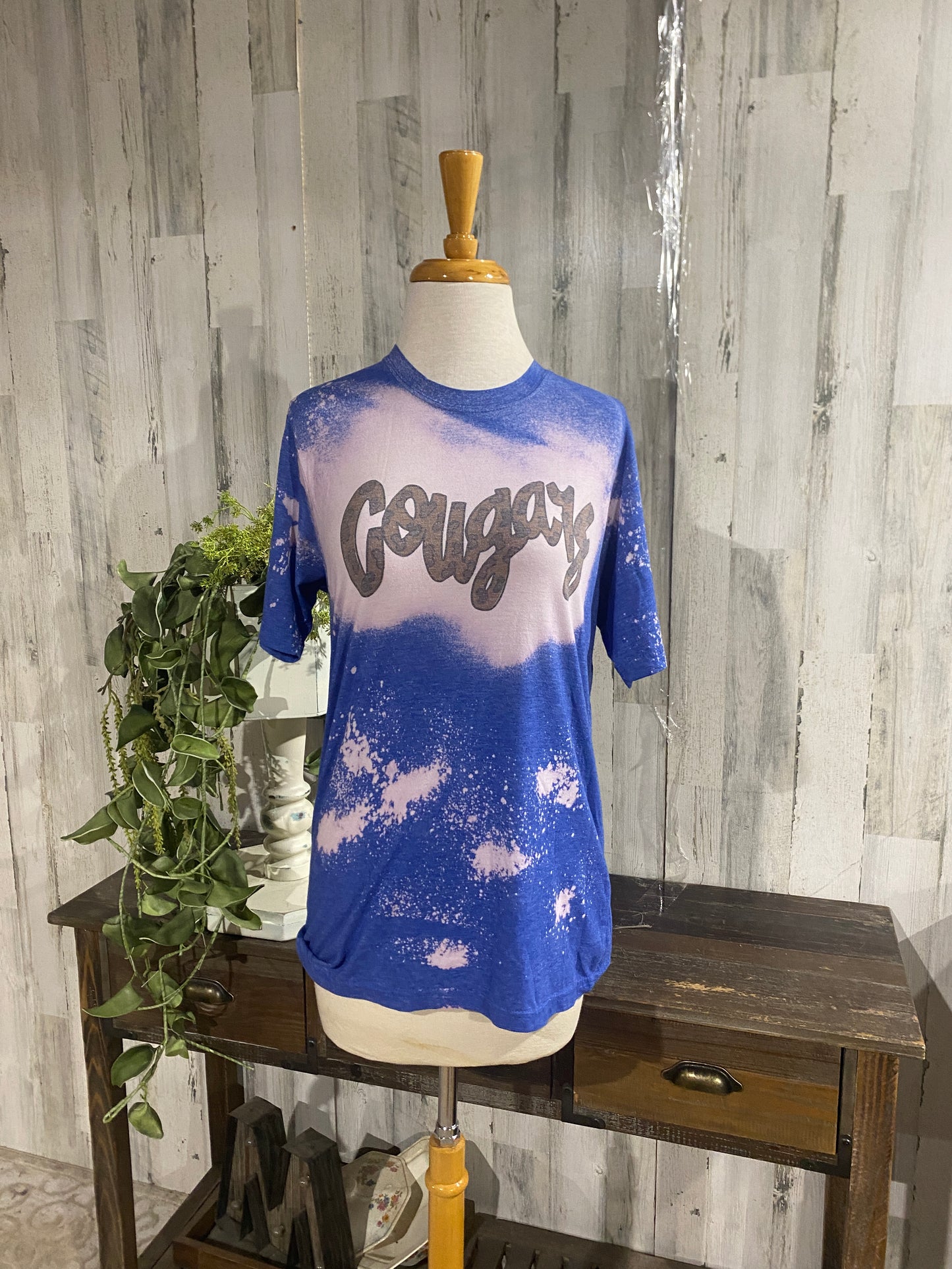 Womens Cougars Canvas Tshirt Sz Small