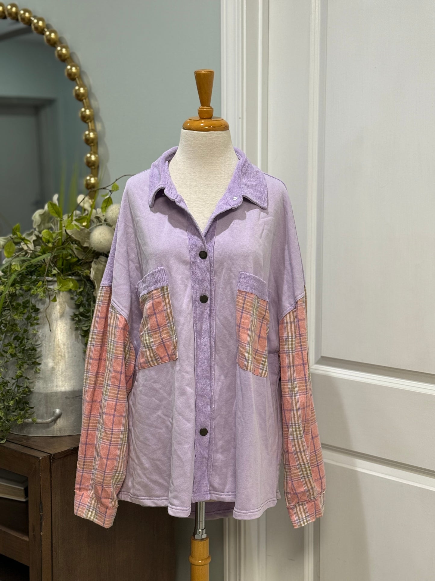 Womens POL Button Down Size Large