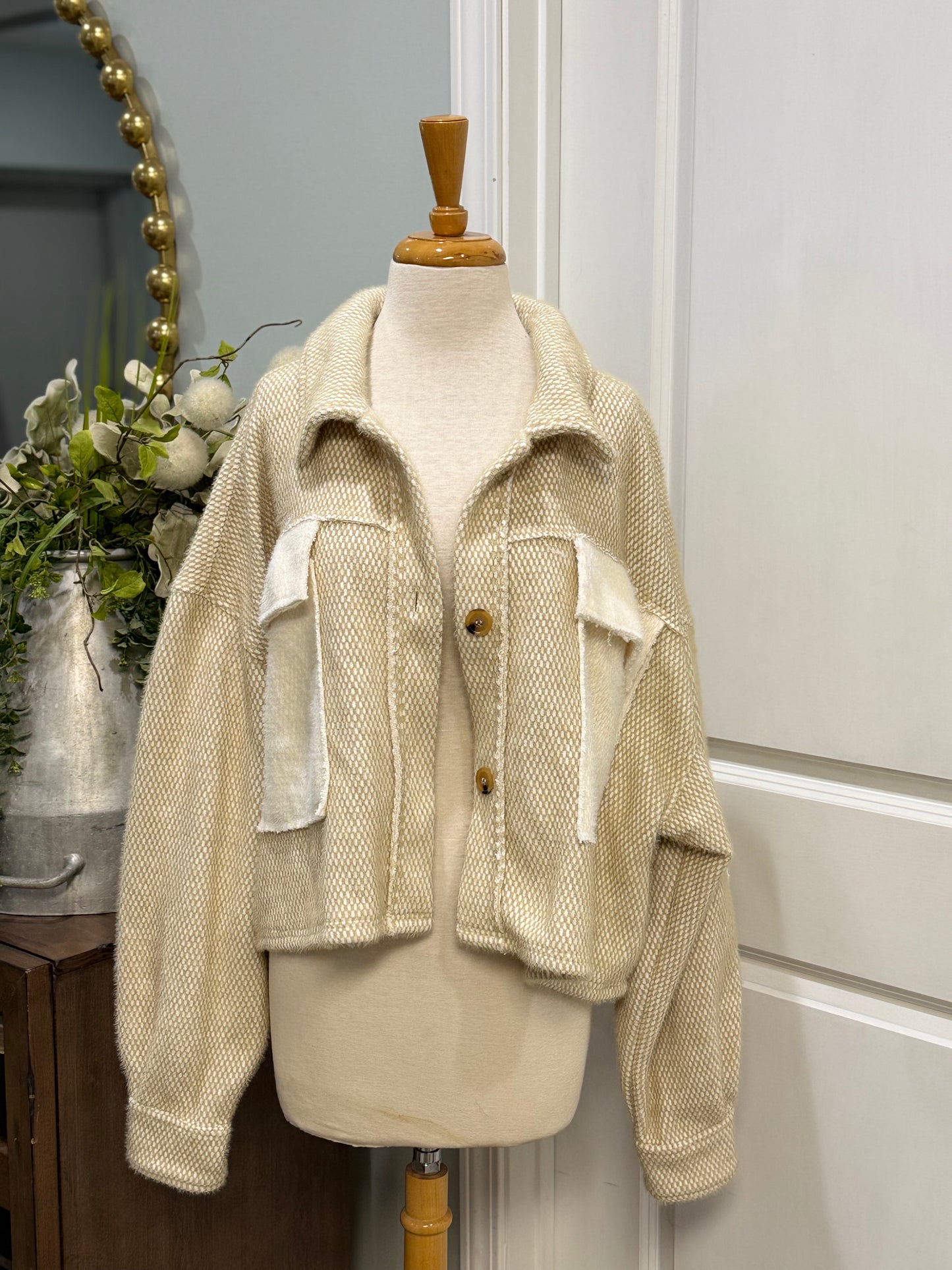 Womens Peach Love Jacket Size Large