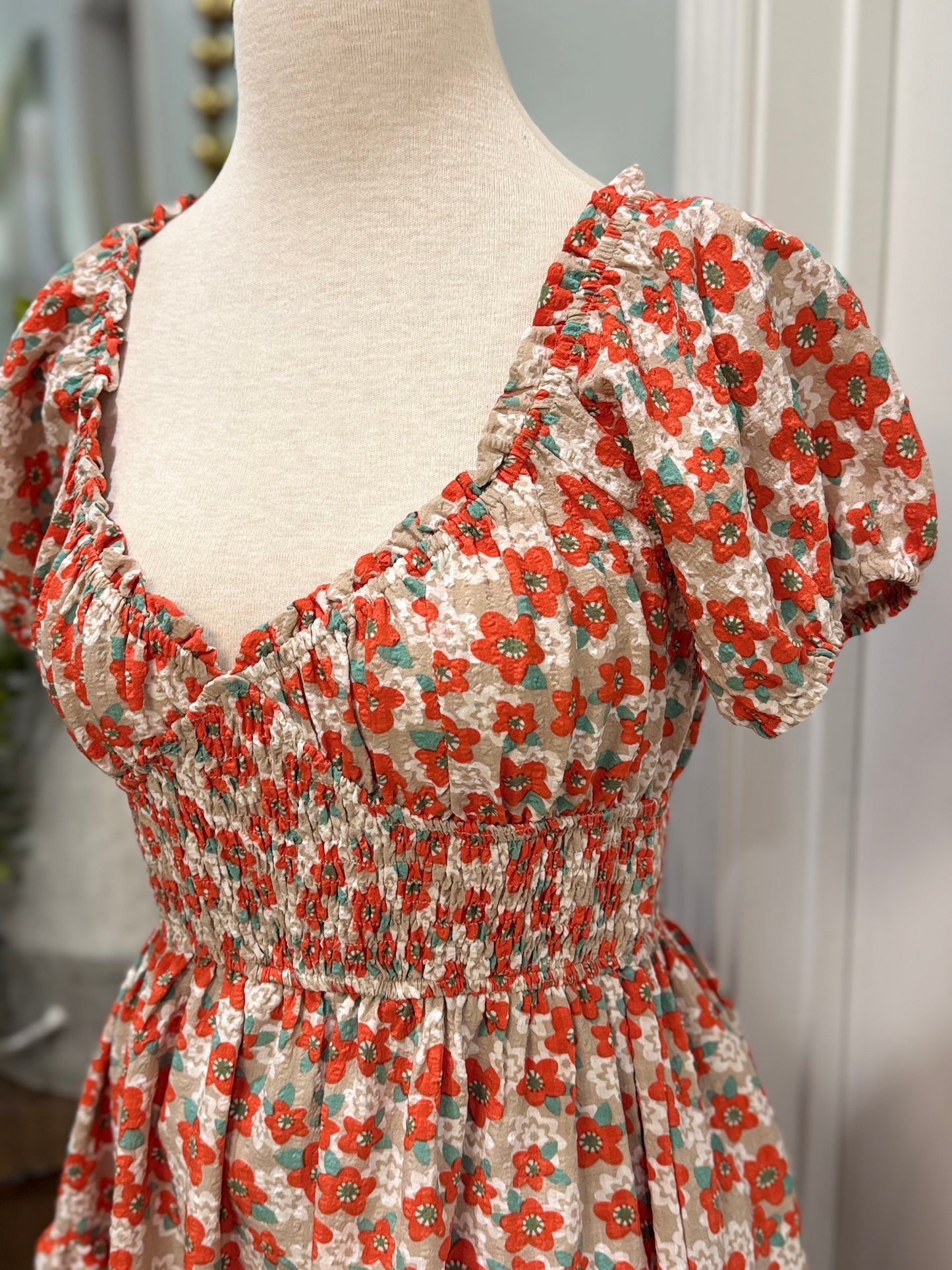 Womens Entro Floral Dress Size Medium