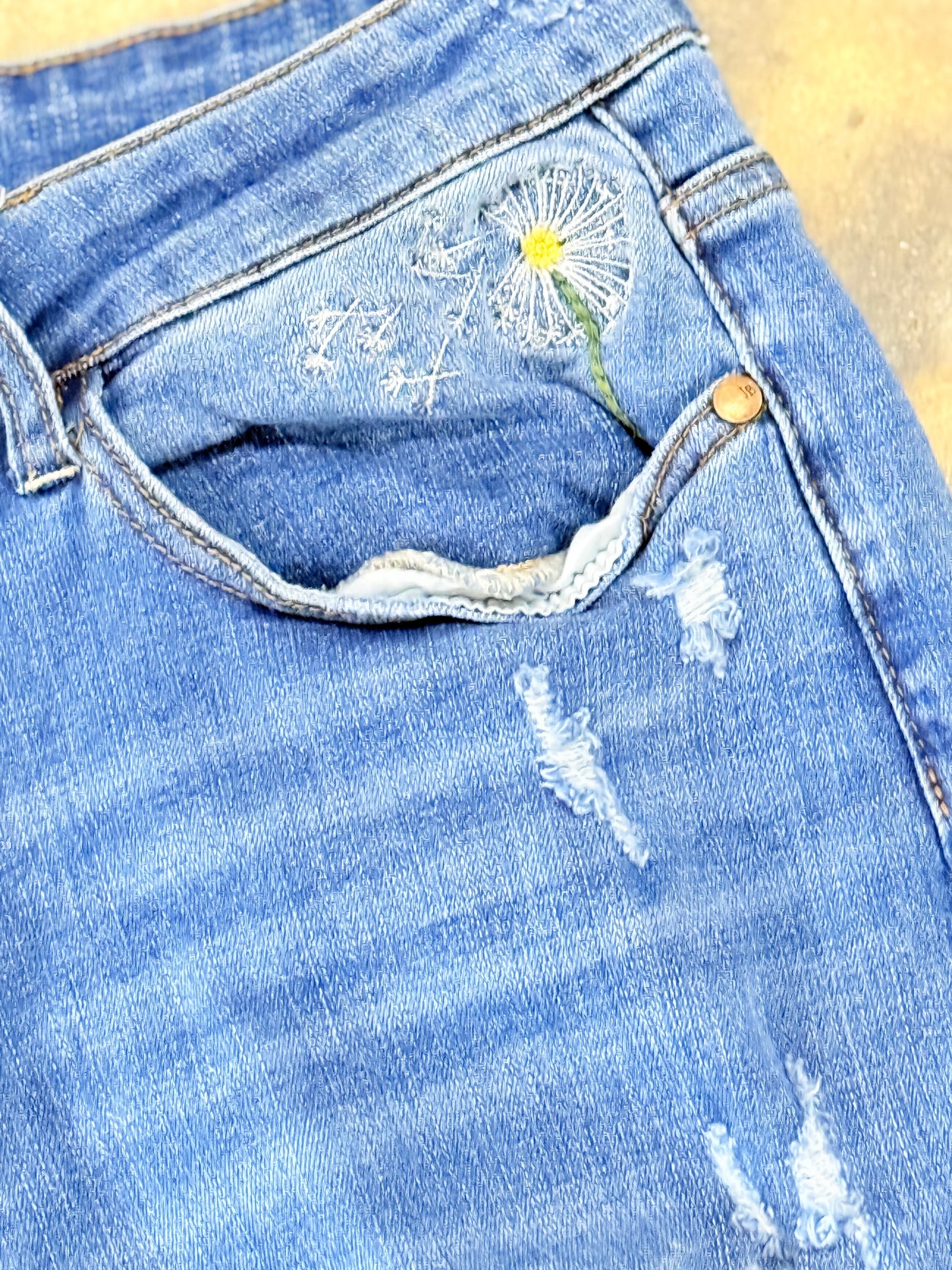 Womens Judy Blue Bermuda Shorts 1XL EUC
