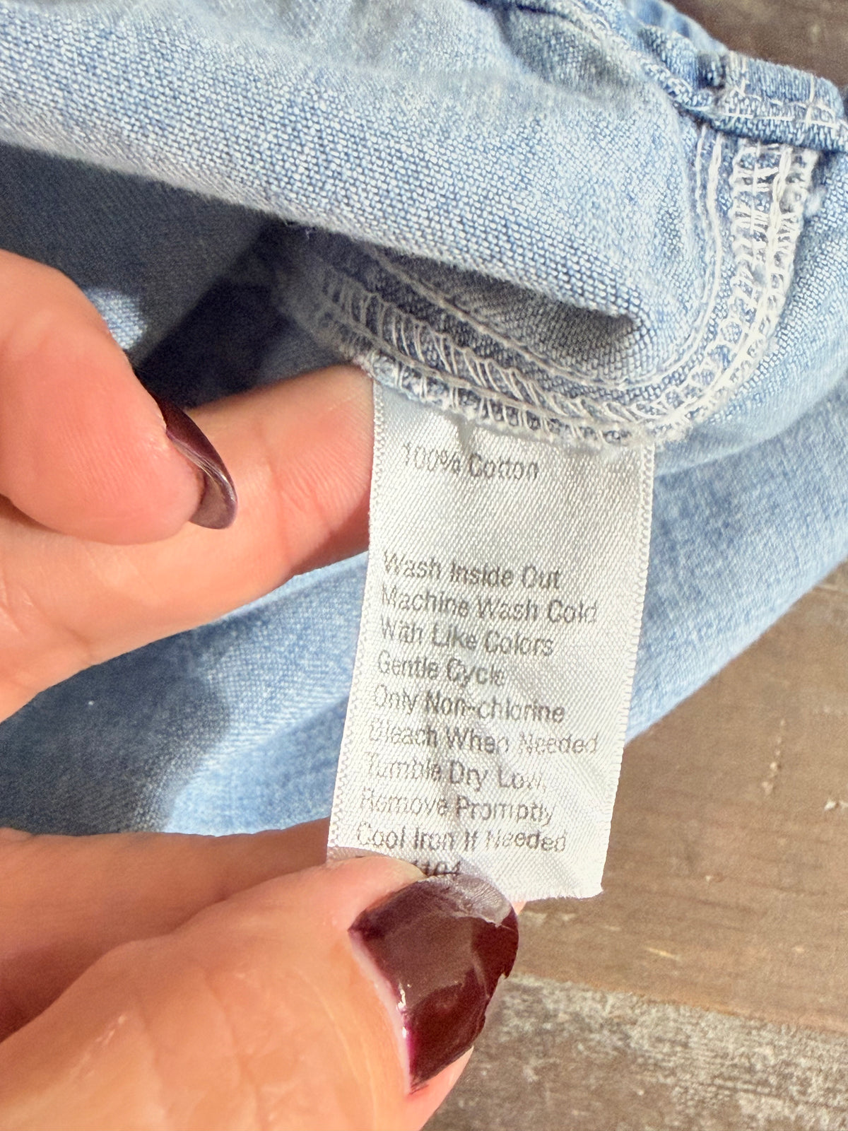Womens True Craft Denim Midi Dress 3X GUC