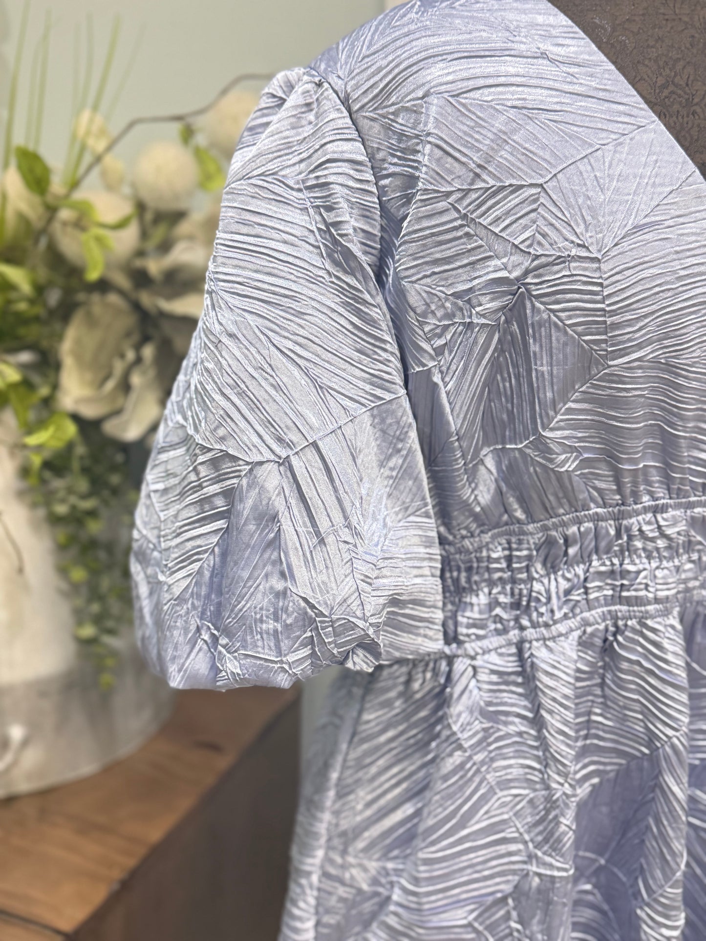 Womens She+Sky Crinkle Dress 1XL NWT
