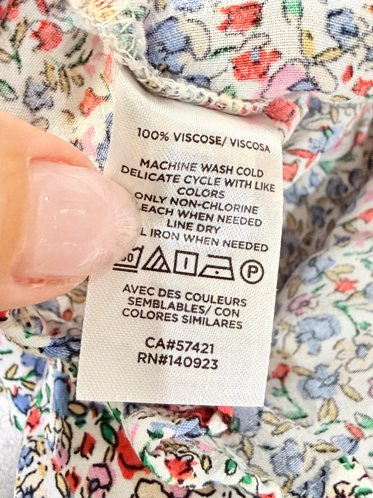 Womens Loft Floral Midi Dress Size 4 EUC