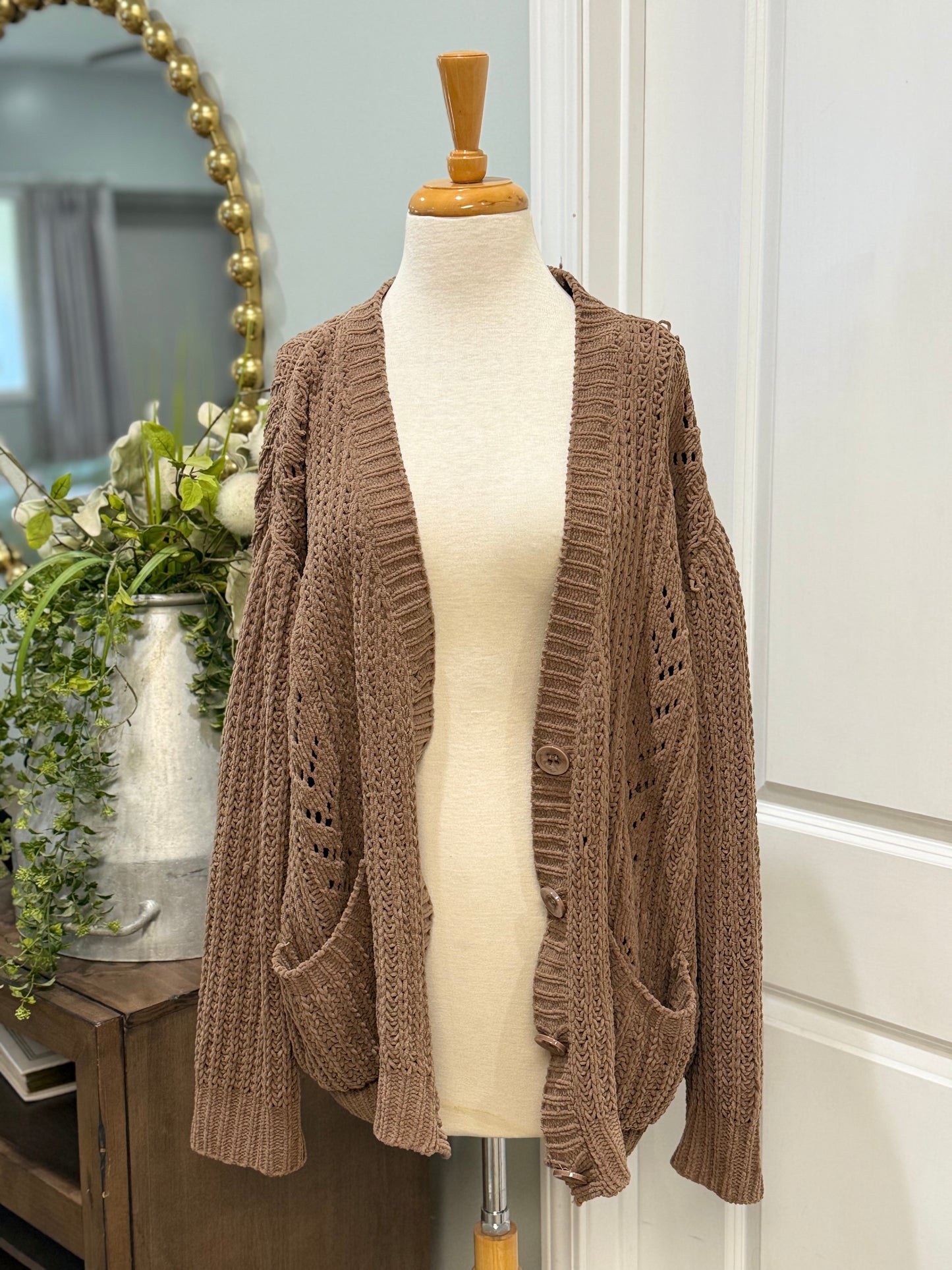 Womens POL Knit Cardigan Size Large