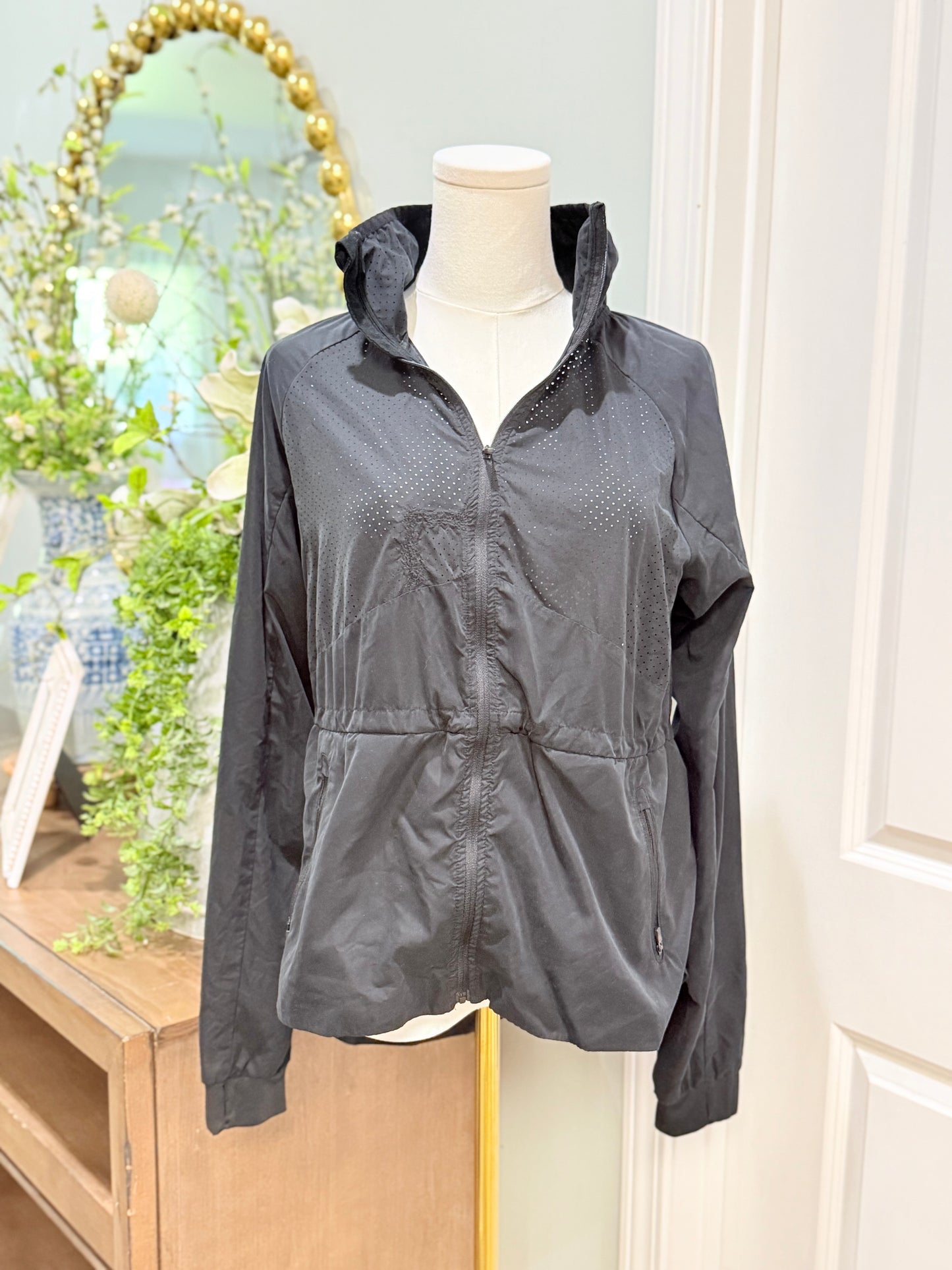 Womens Champion Black Jacket Small EUC