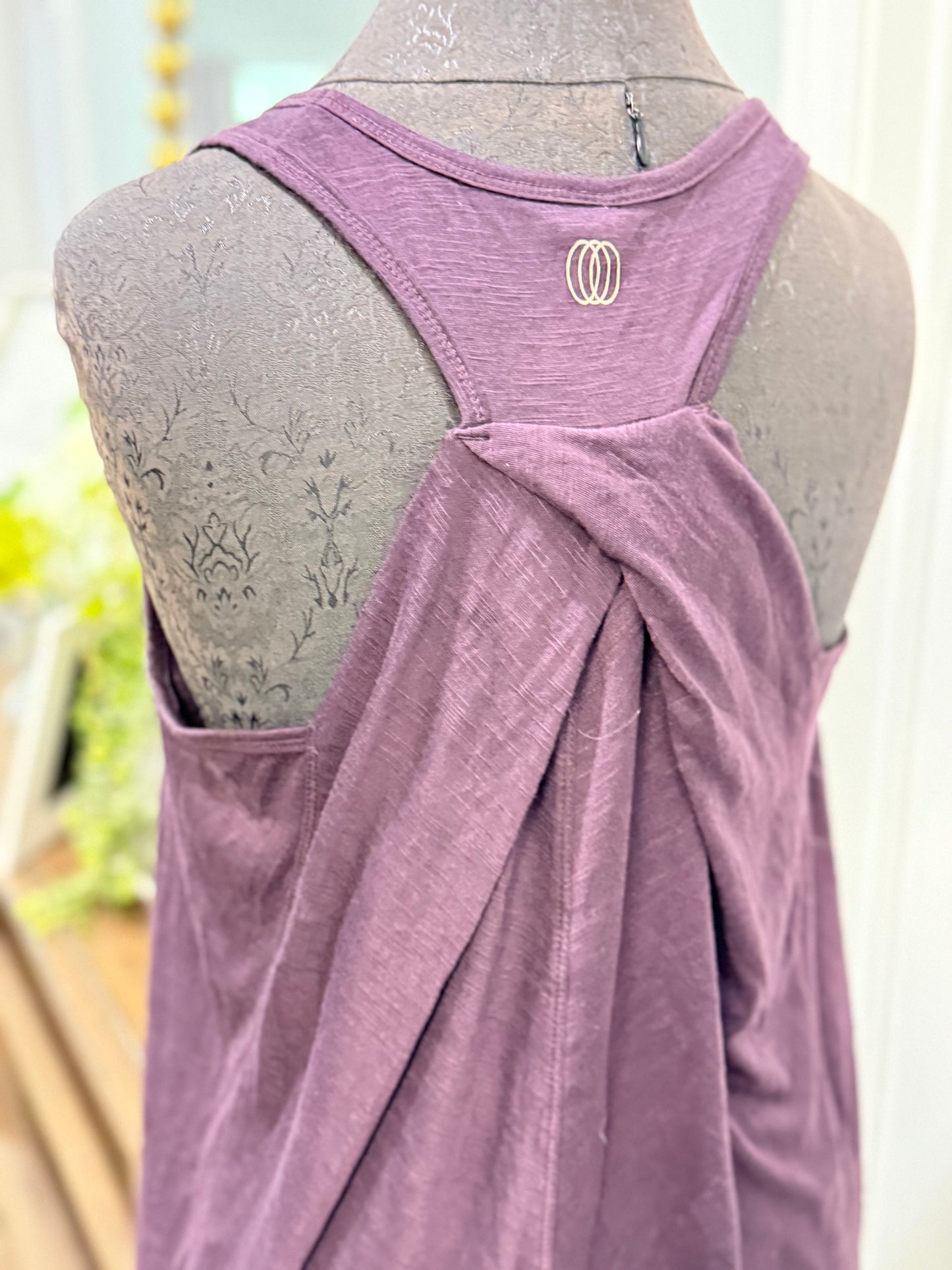 Womens Balance Collection Plum Tank XL EUC