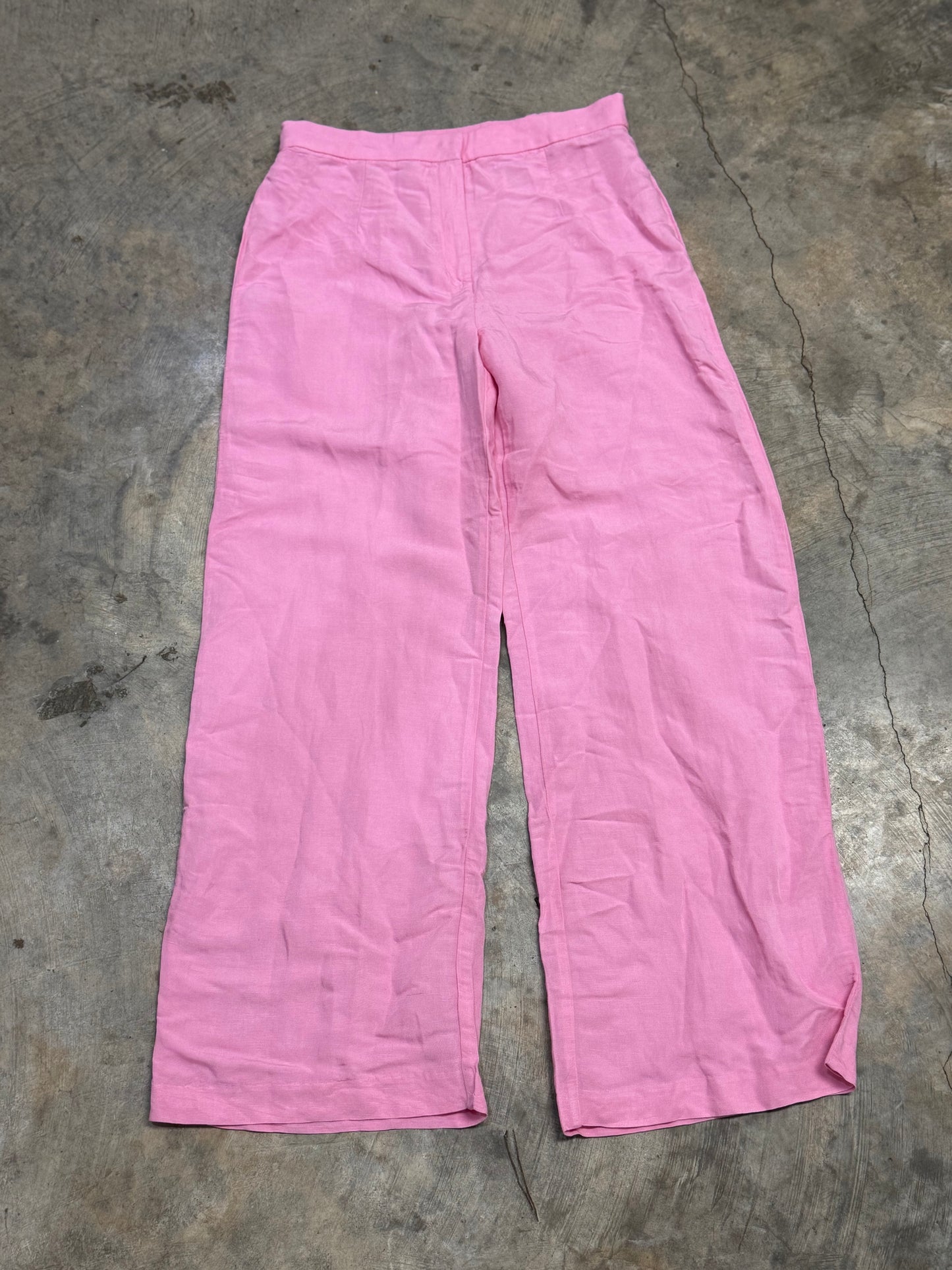 Womens Linen Blend Pants Size 10 NWT