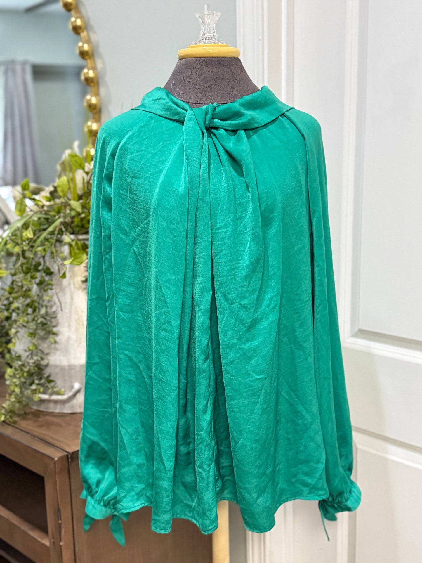 Womens ODDI Satin Blouse 2XL EUC