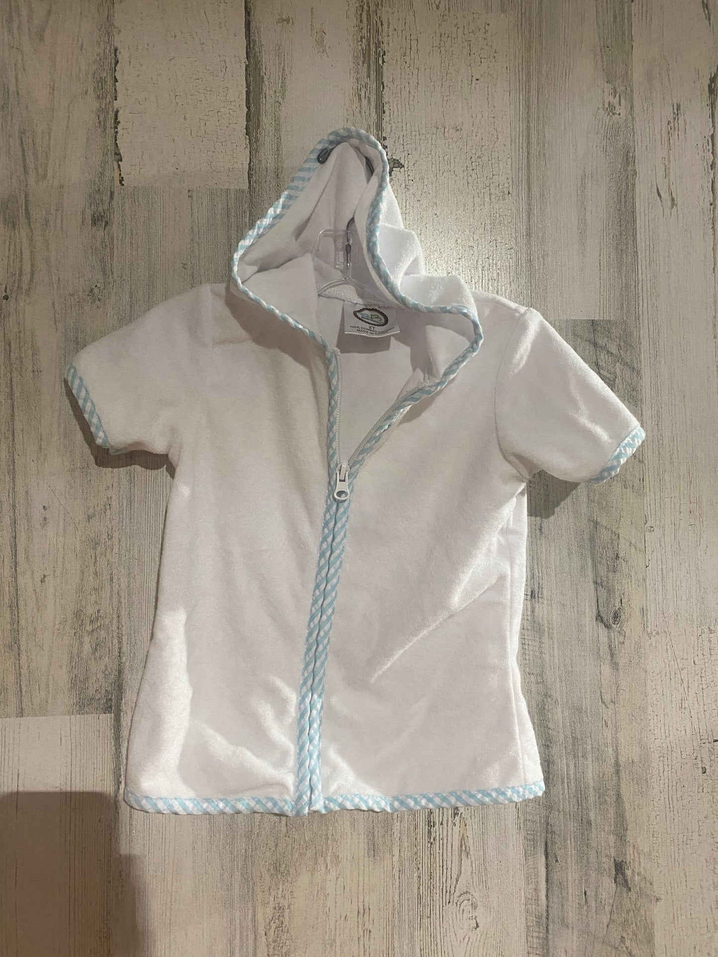 Boys (or Girls) Terry Cloth Swim Cover/Bath Cover 2T