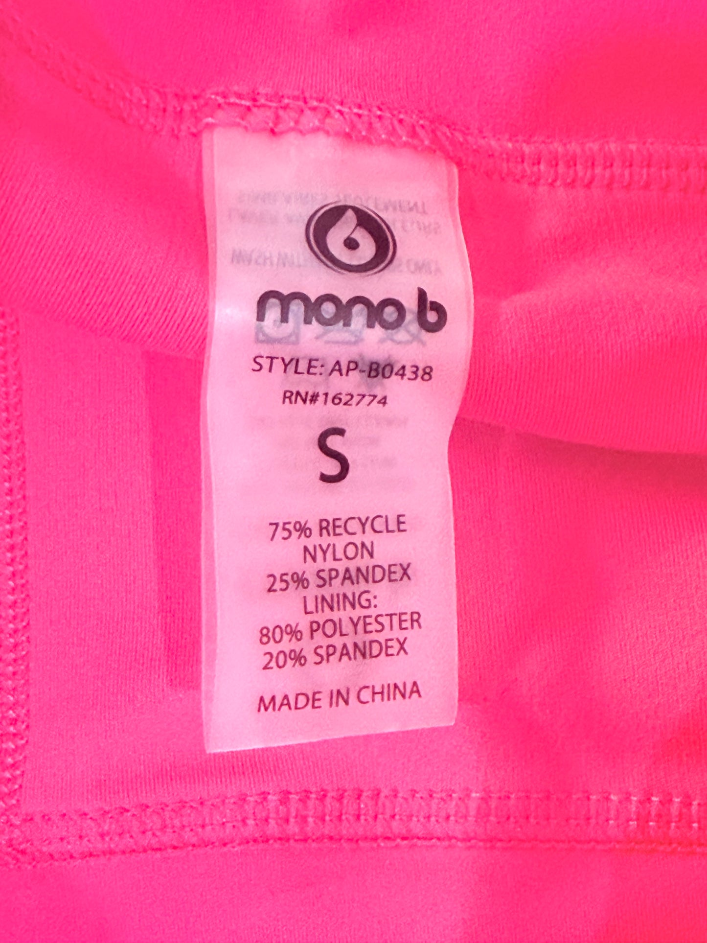 Womens Mona B Pink Athletic Skirt Small EUC