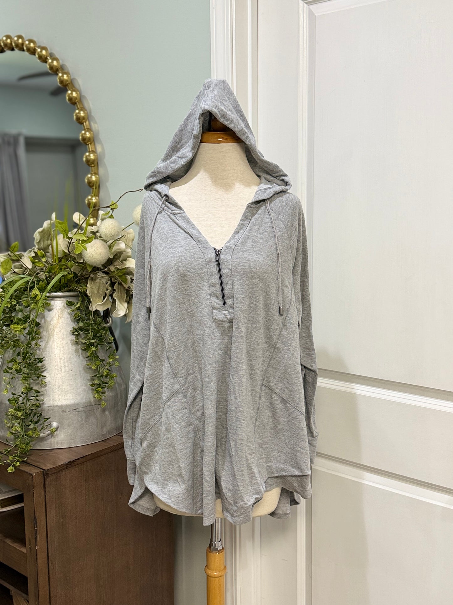 Womens Cable & Gauge 1/4 Zip Size 1X