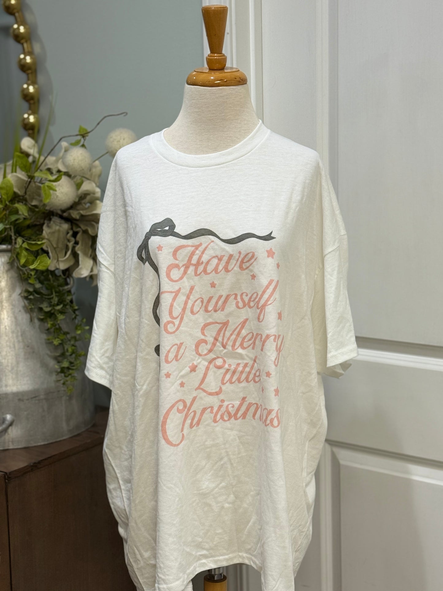 Womens Have a Merry Little Christmas Tee 2XL