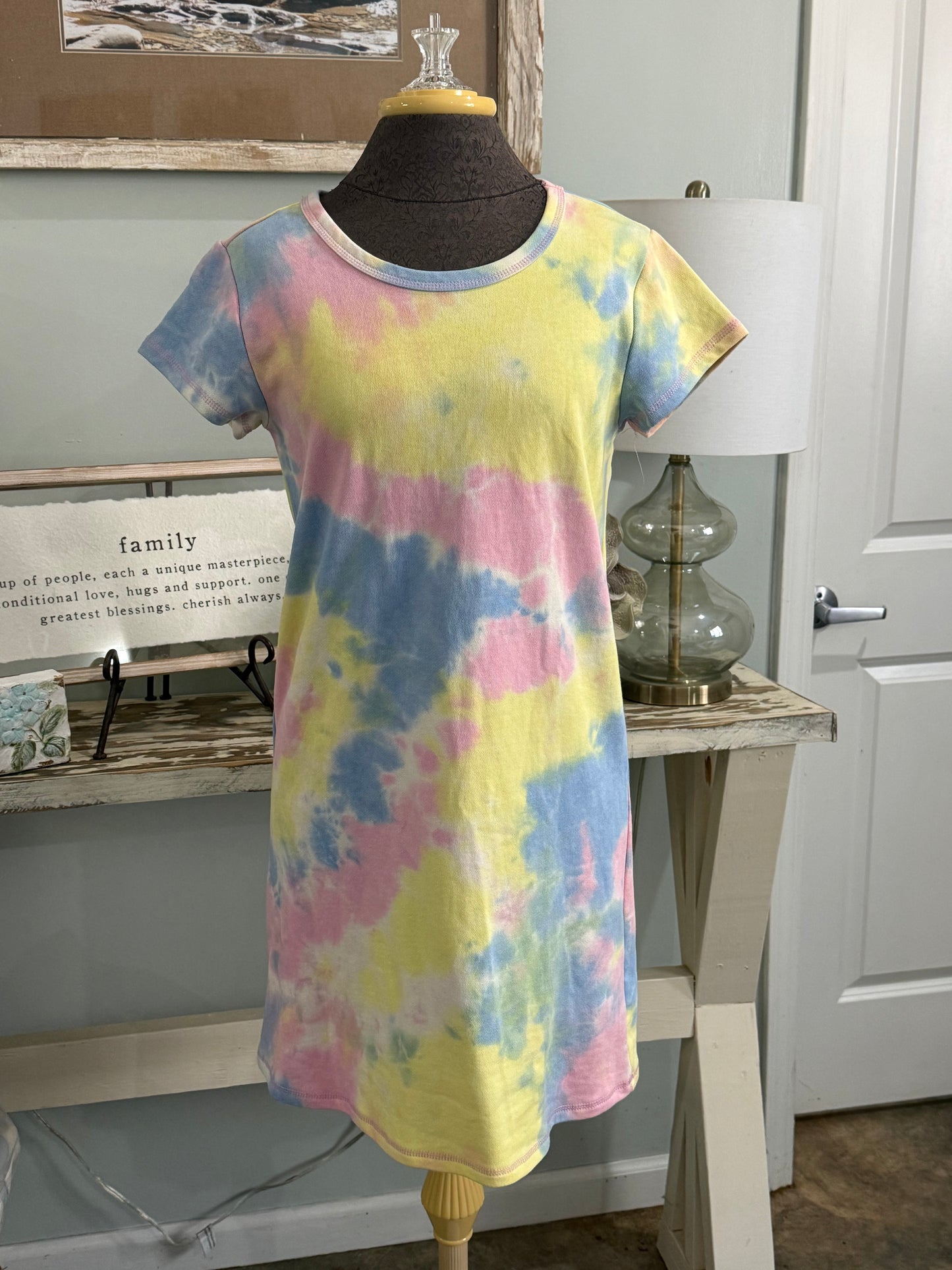 Womens She+Sky Tie Dye Dress Small NWT