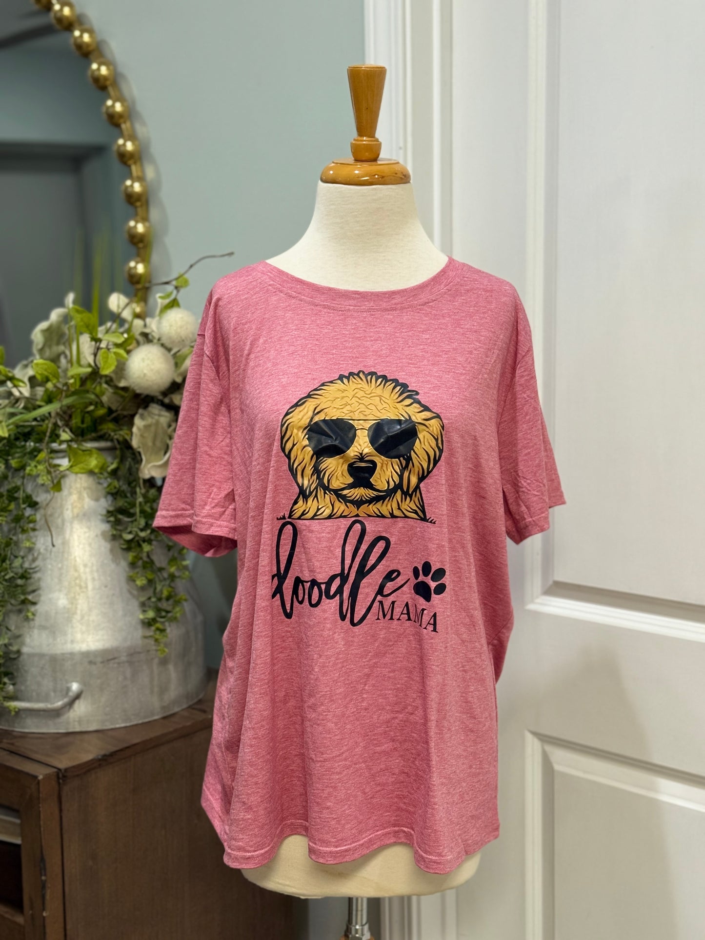 Womens Doodle Mom Tshirt Size 2XL