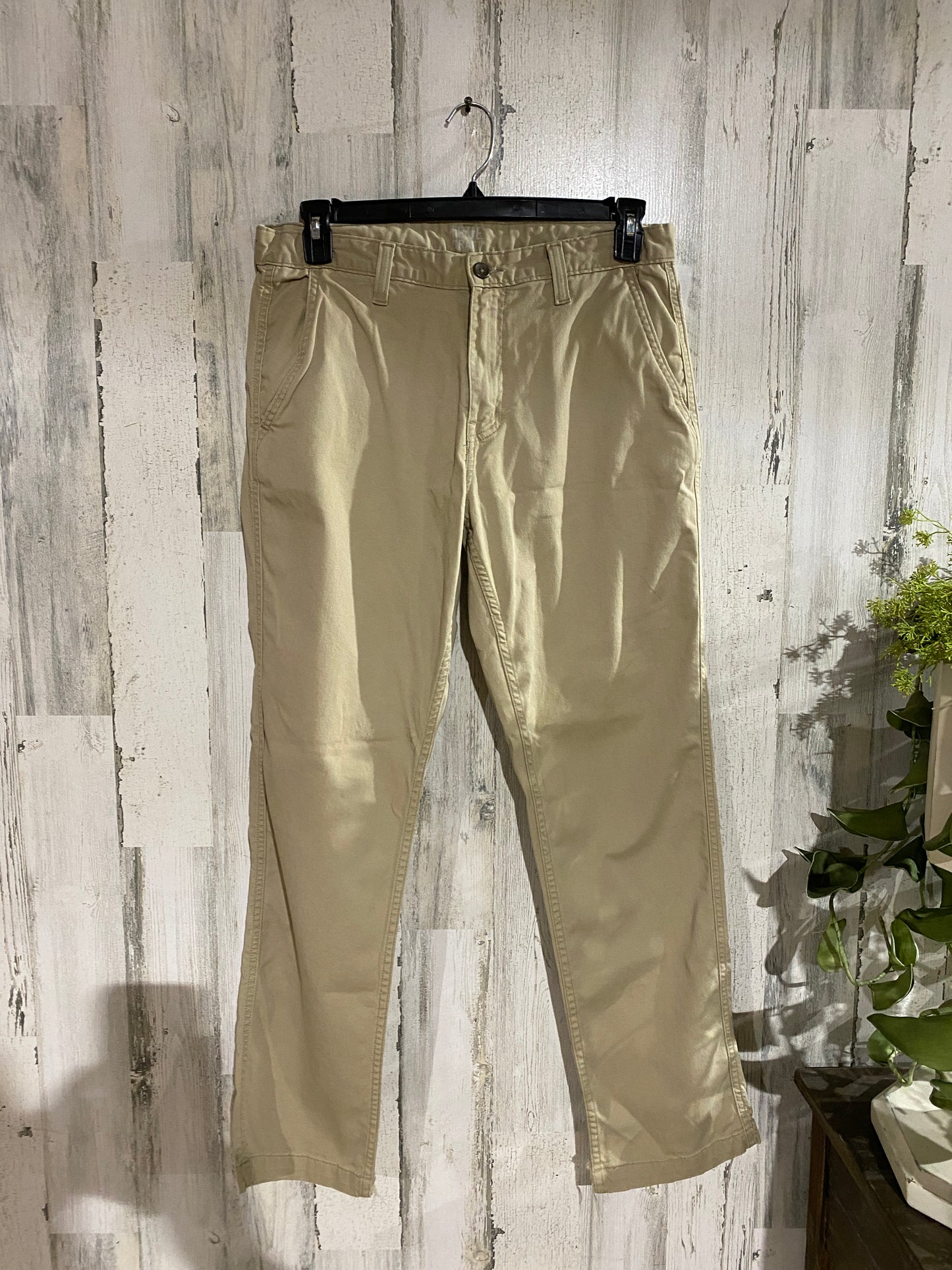 Mens True Craft Khaki Pants Sz 34x32