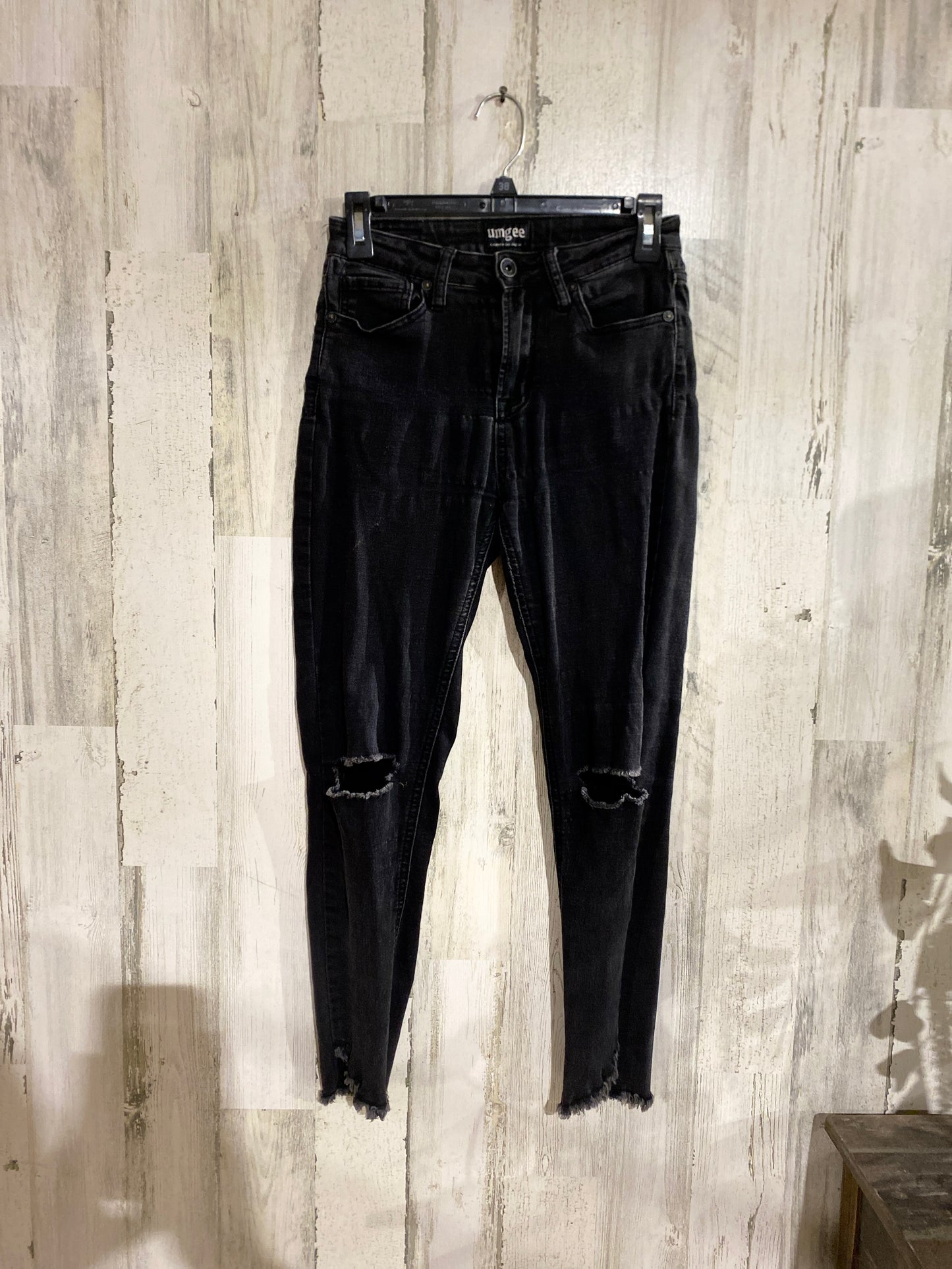 Womens Black Denim Umgee Jeans Sz 26