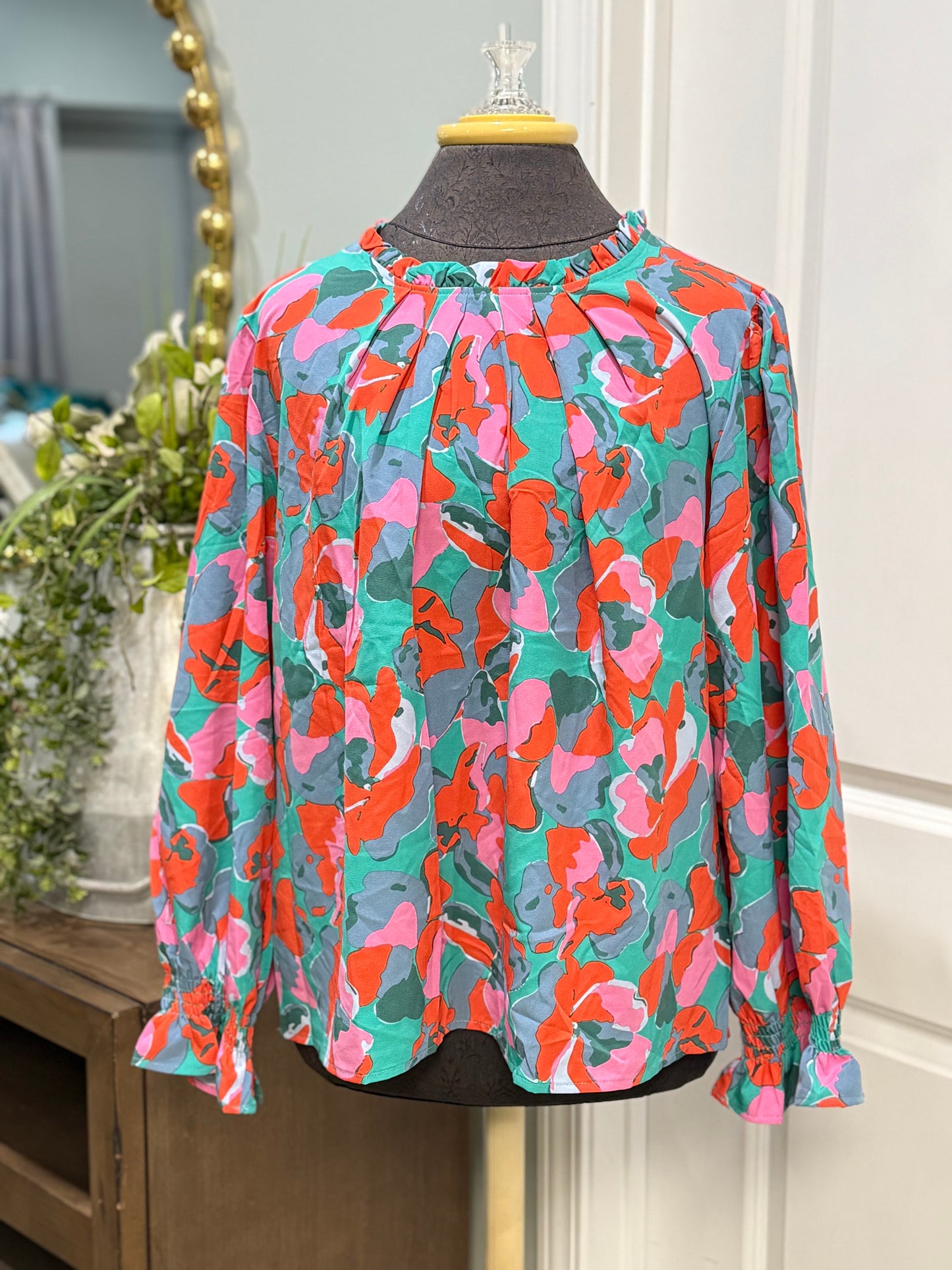 Womens Michelle McDowell Blouse Large NWT