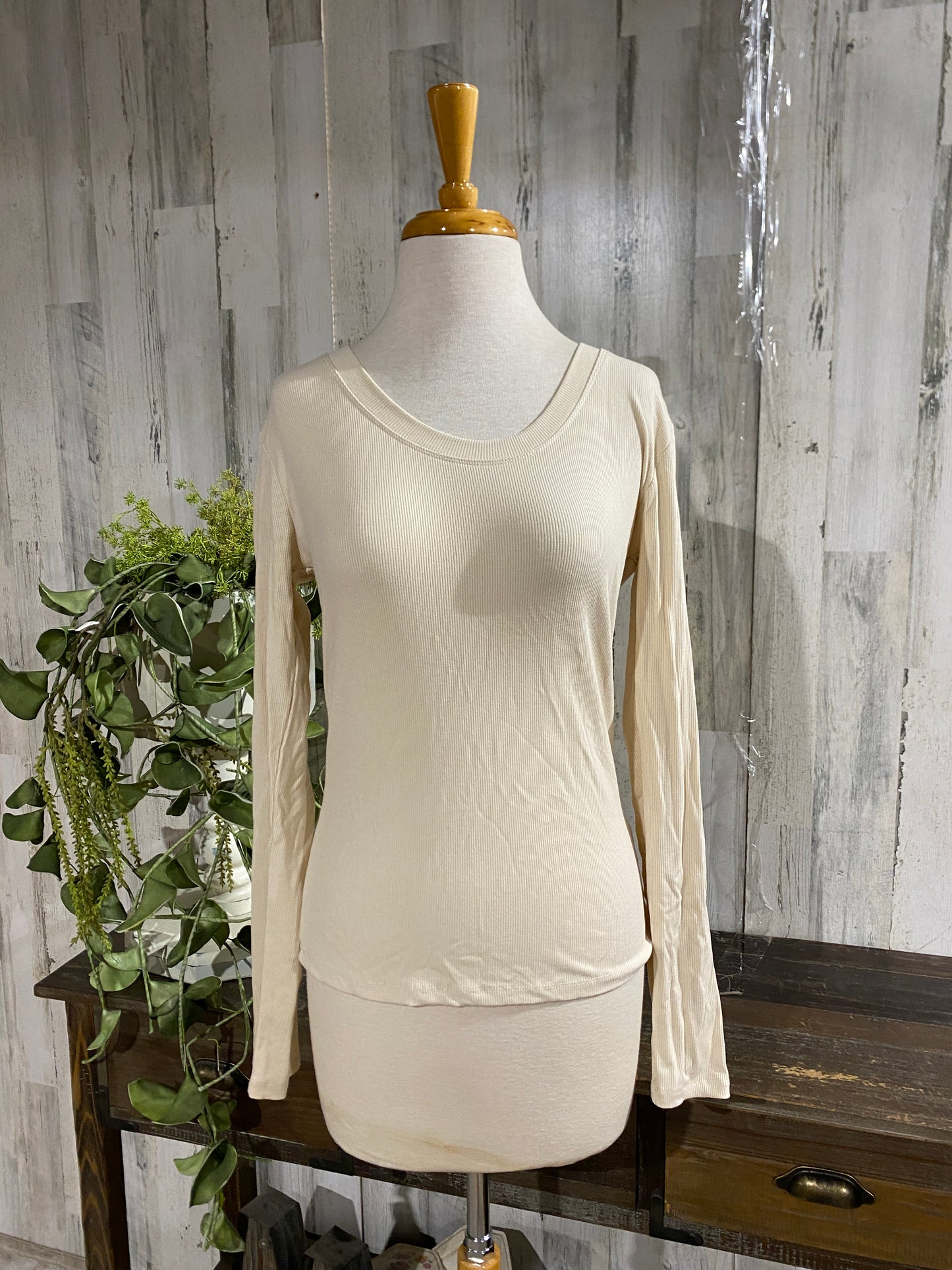 Womens Shein Ribbed Top Sz Medium