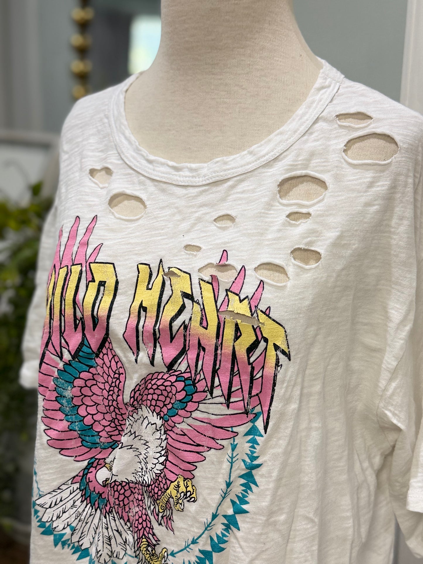 Womens Blue Buttercup Tshirt Size Large