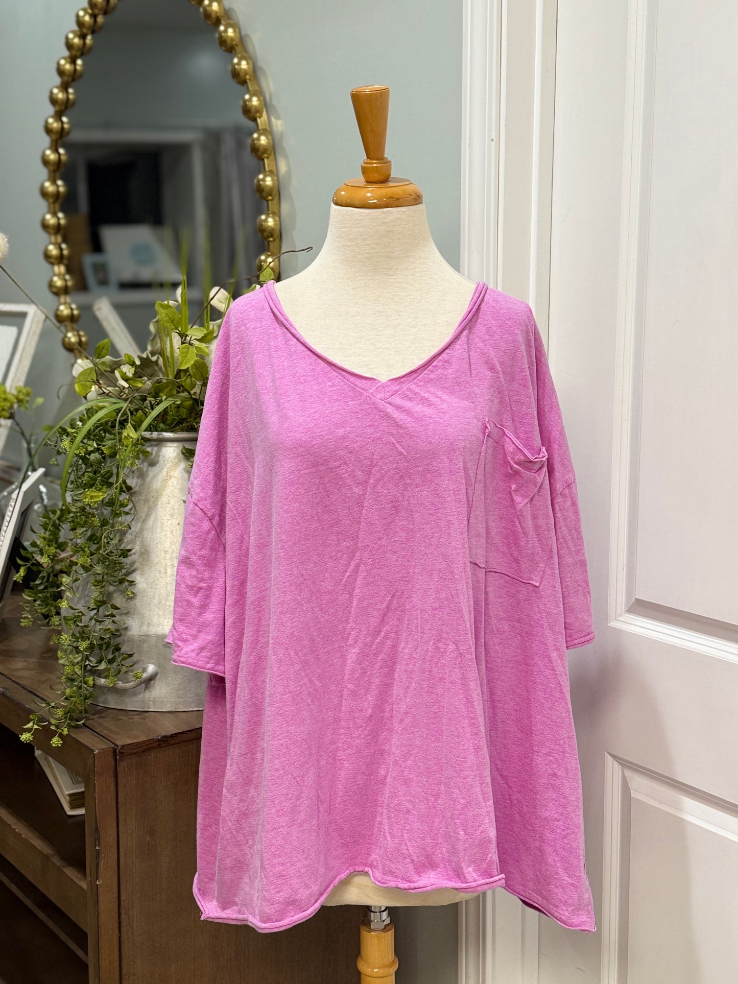 Womens Zenana Tshirt Blouse Size 3X