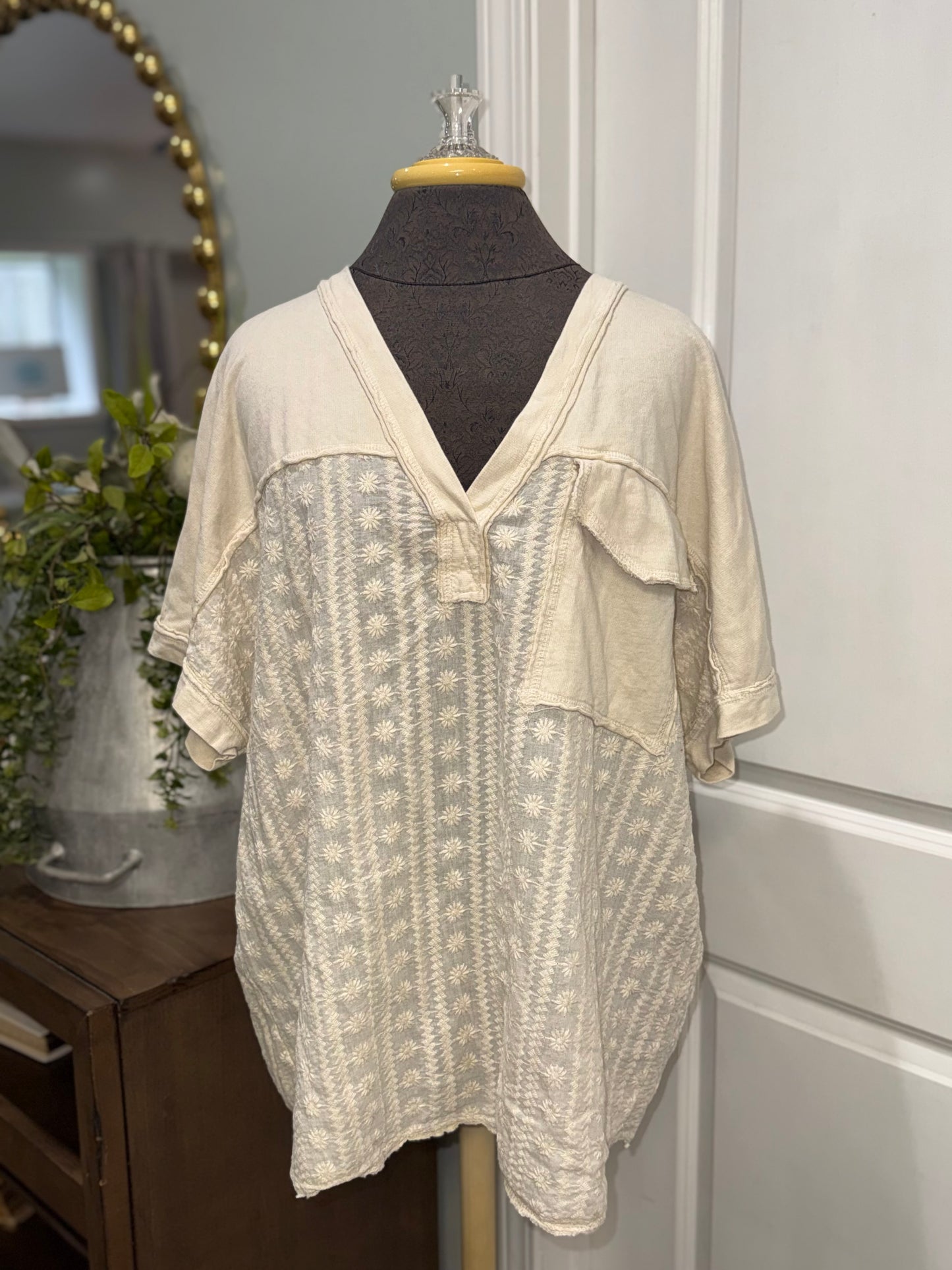 Womens J.Her Blouse Large NWT