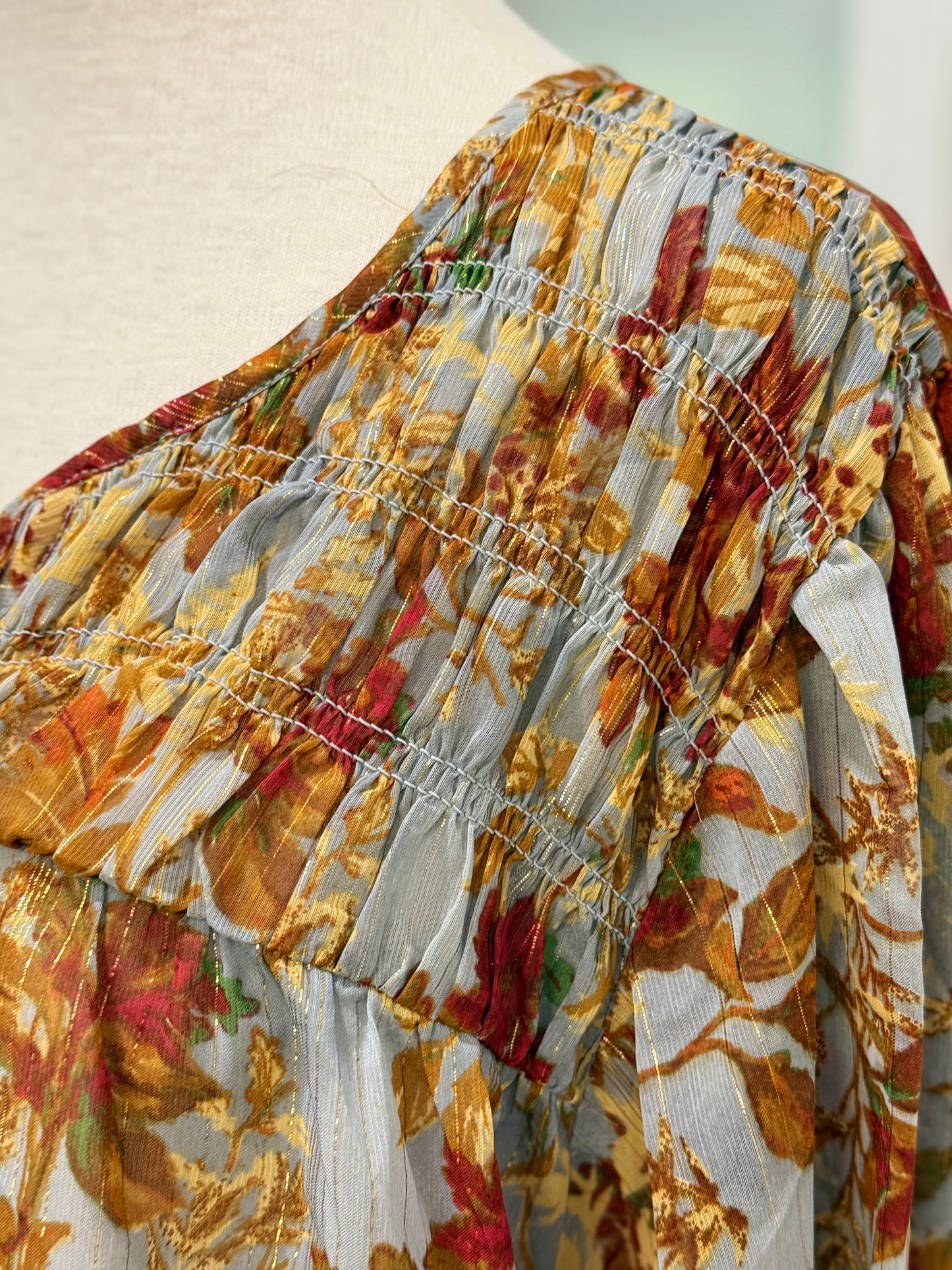 Womens Maurices Floral Blouse Size 2X