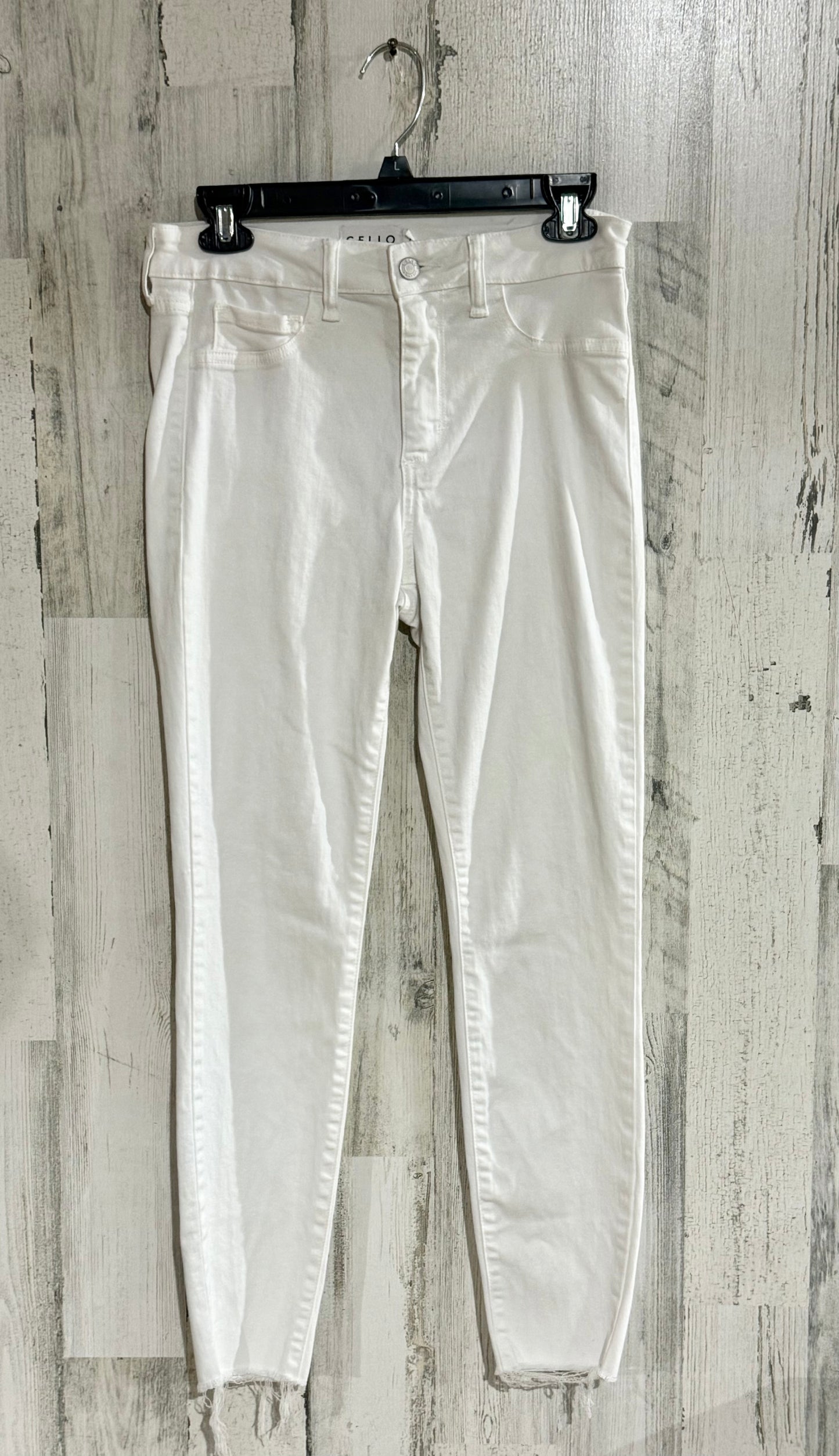 Womens Cello White Skinny Jeans Size 7