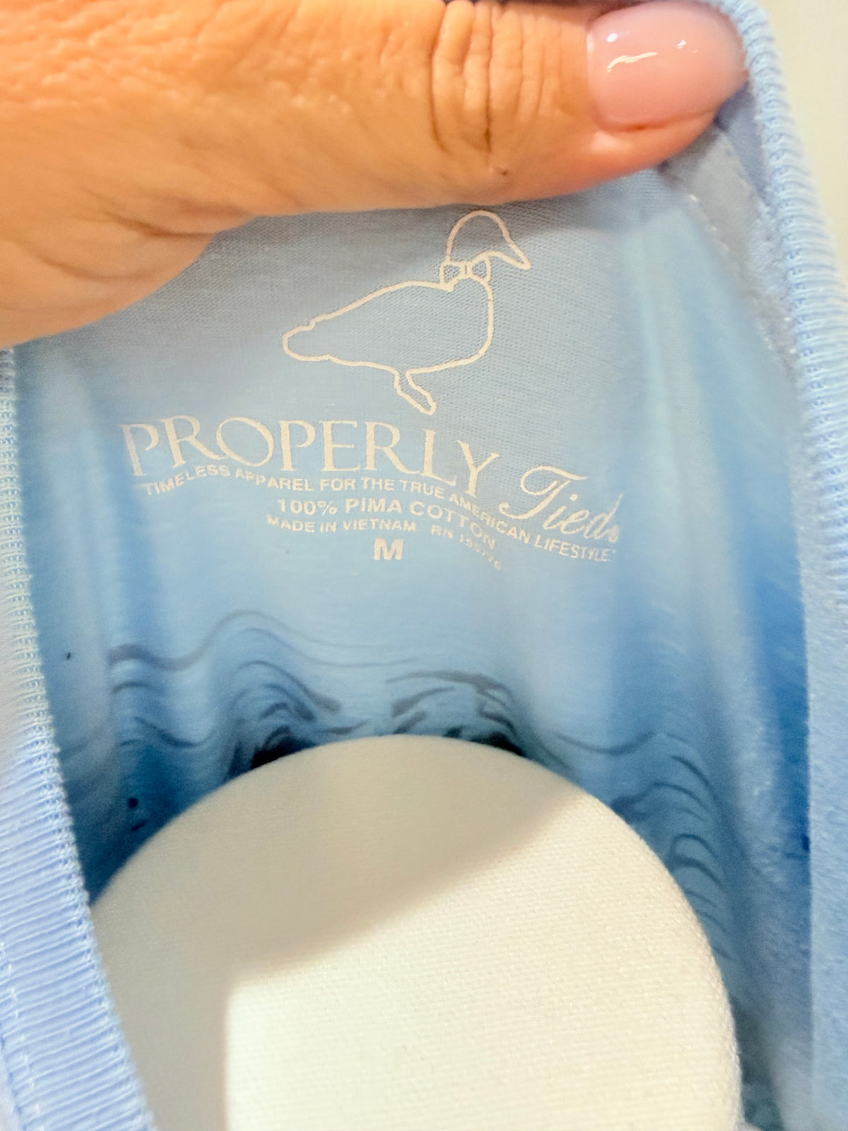 Mens Properly Tied Tshirt Medium EUC