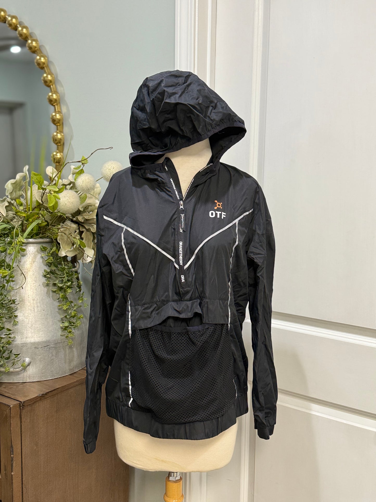 Womens Orange Theory Jacket Size Medium