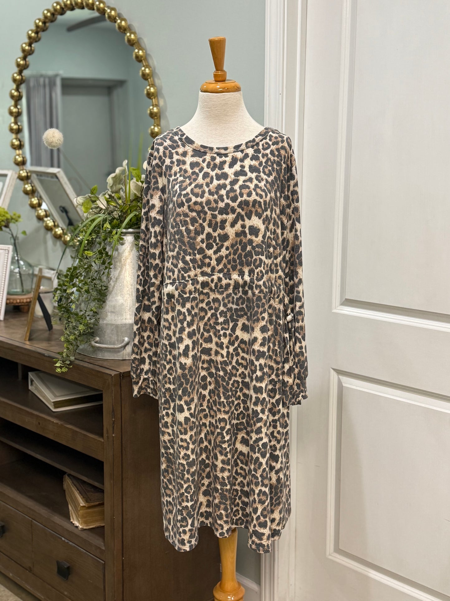Womens Heimish Leopard Dress Size XL