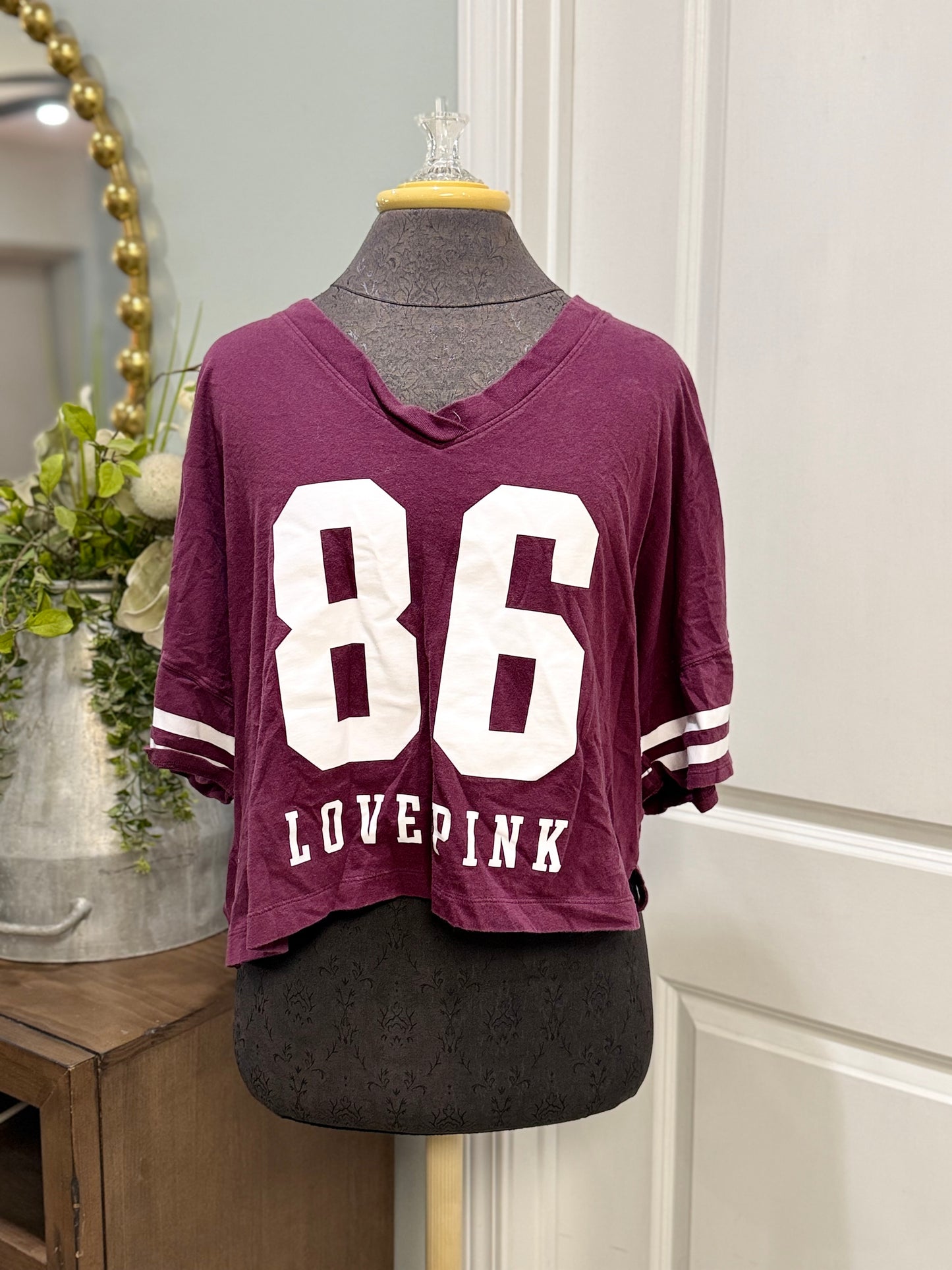 Womens VS Pink Tee Medium