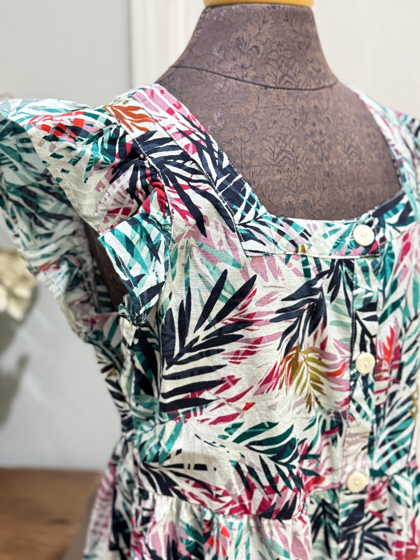 Womens Beach Lunch Lounge Dress Medium EUC