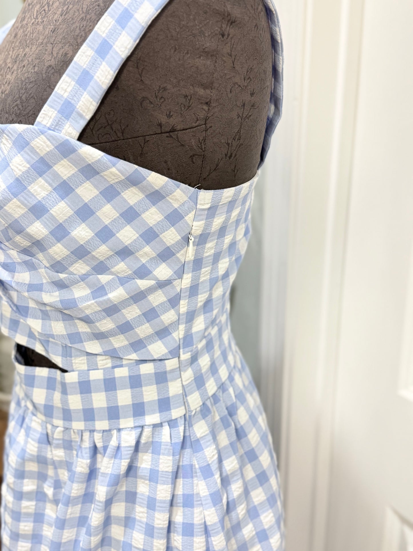 Womens Gilli Checkered Dress Medium EUC