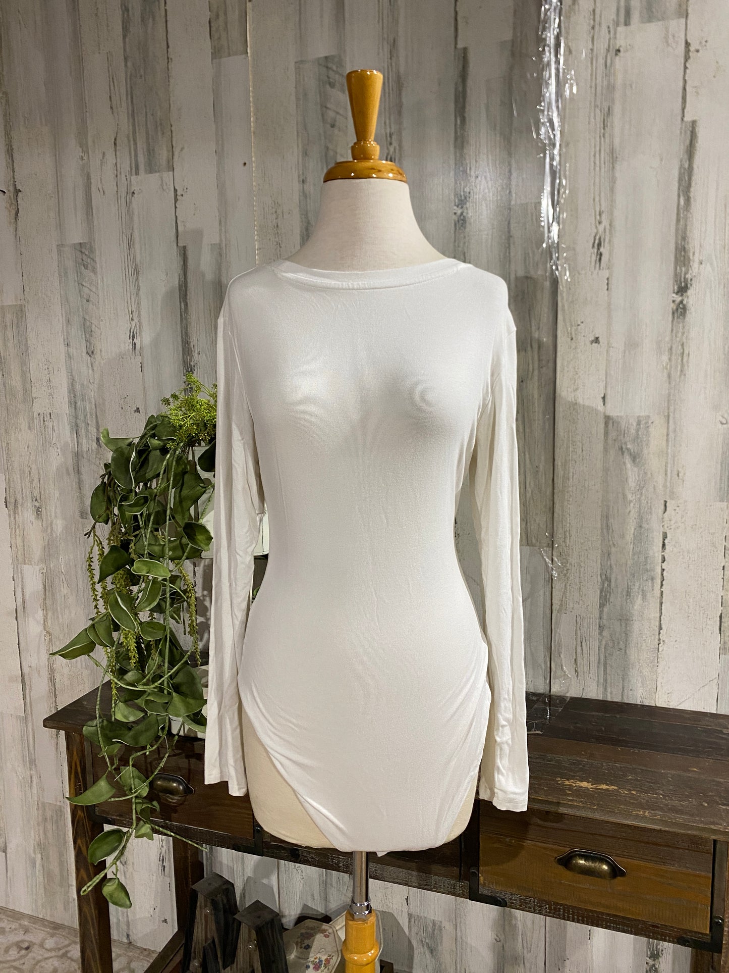Womens Longsleeve Knit Bodysuit Various Colors Sz Large