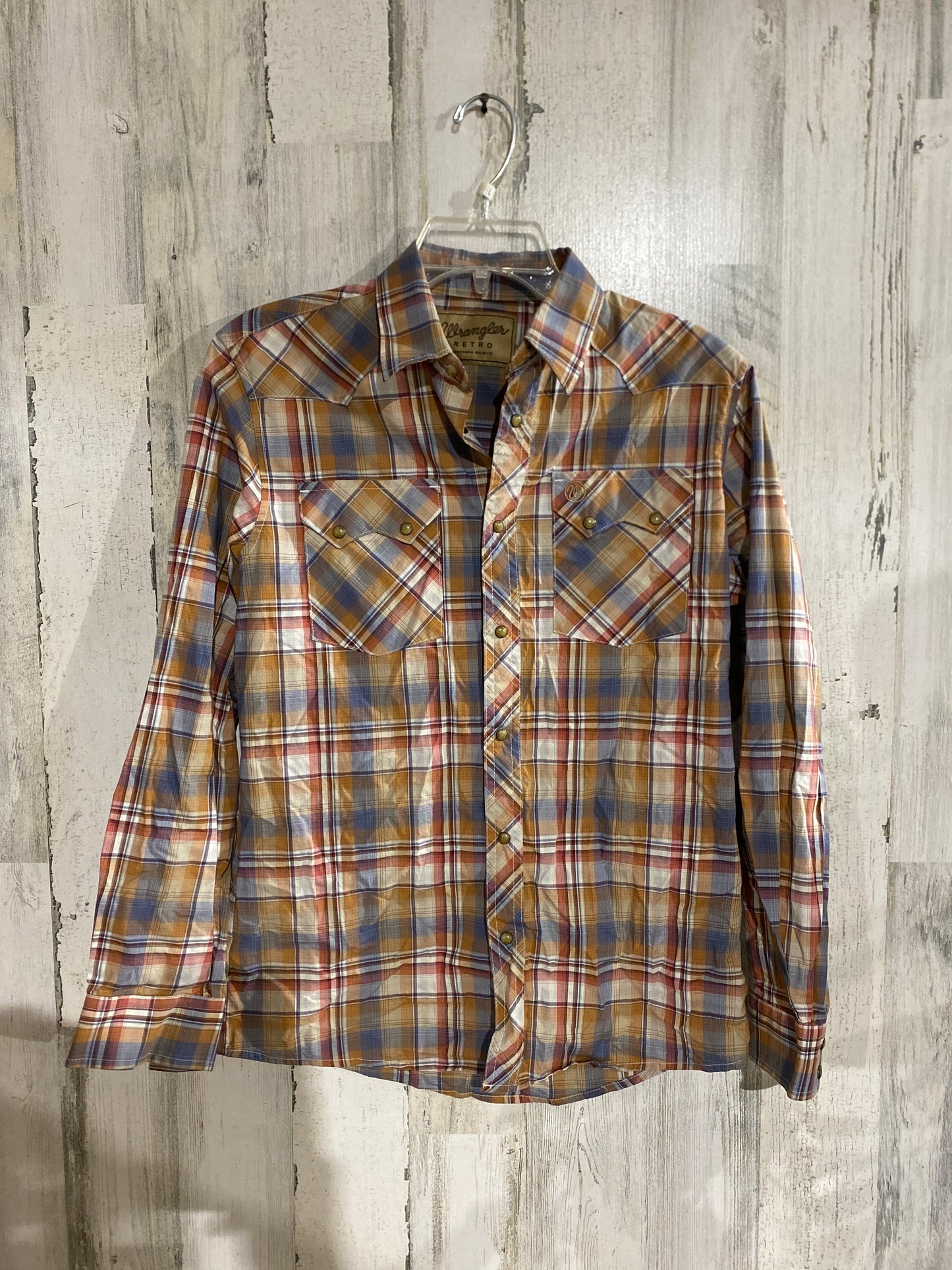 Boys Wrangler Button Up Sz XLarge
