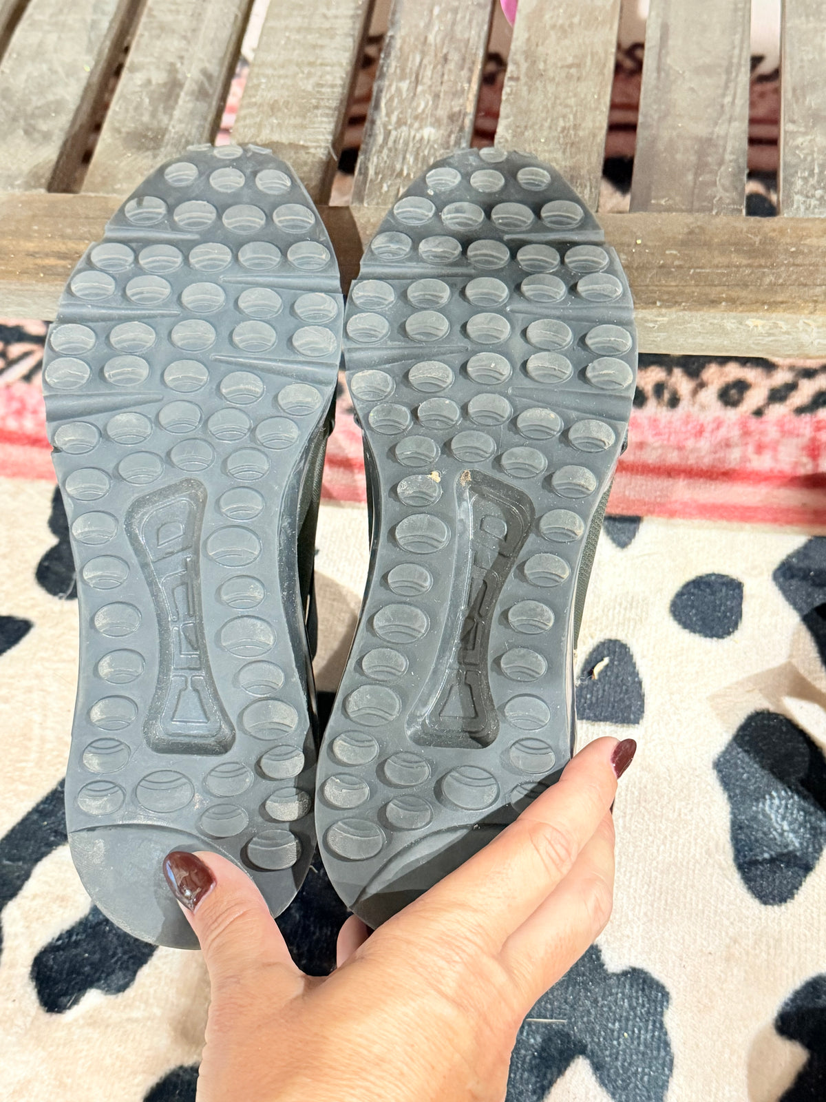 Womens Steve Madden Leopard Sneakers 6.5 GUC